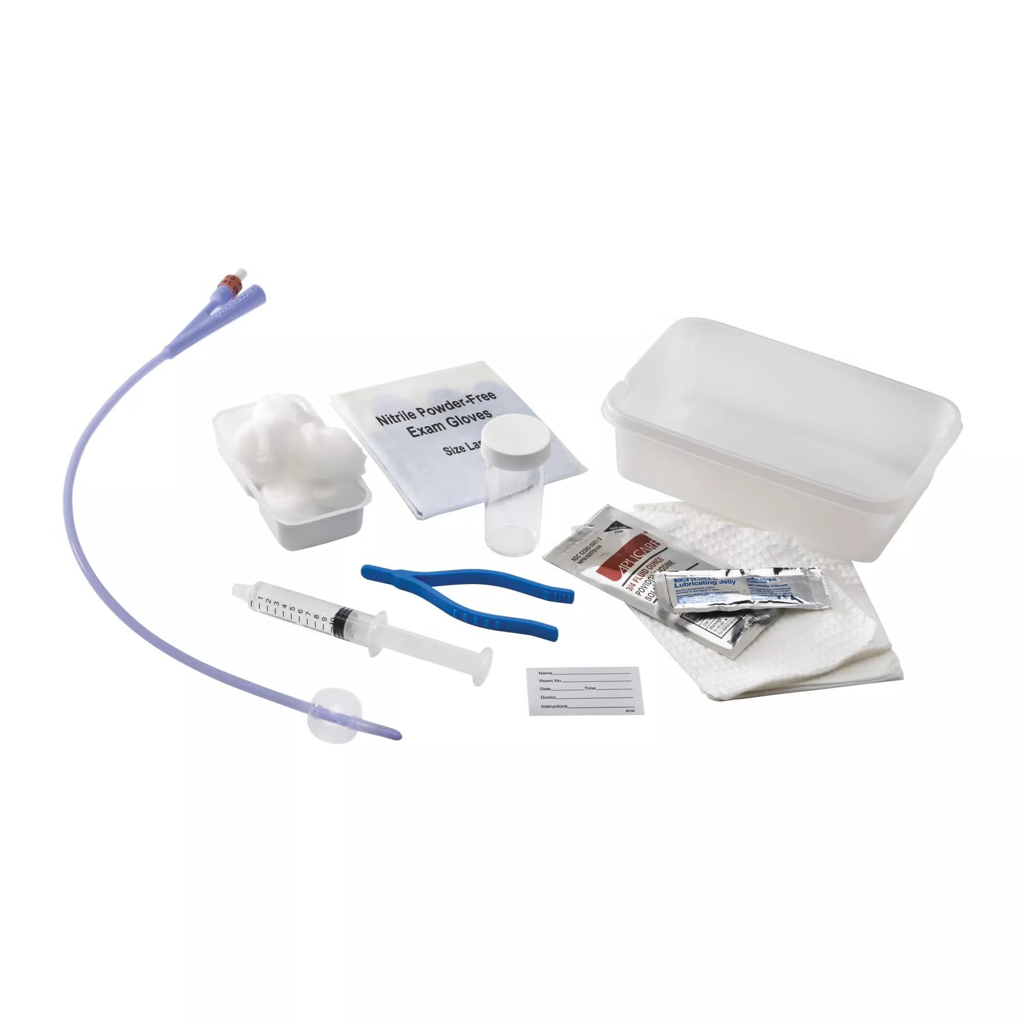 Cardinal - 8887600784 Indwelling Catheter Tray Dover™ Foley 18 Fr. 5 cc Balloon Silicone