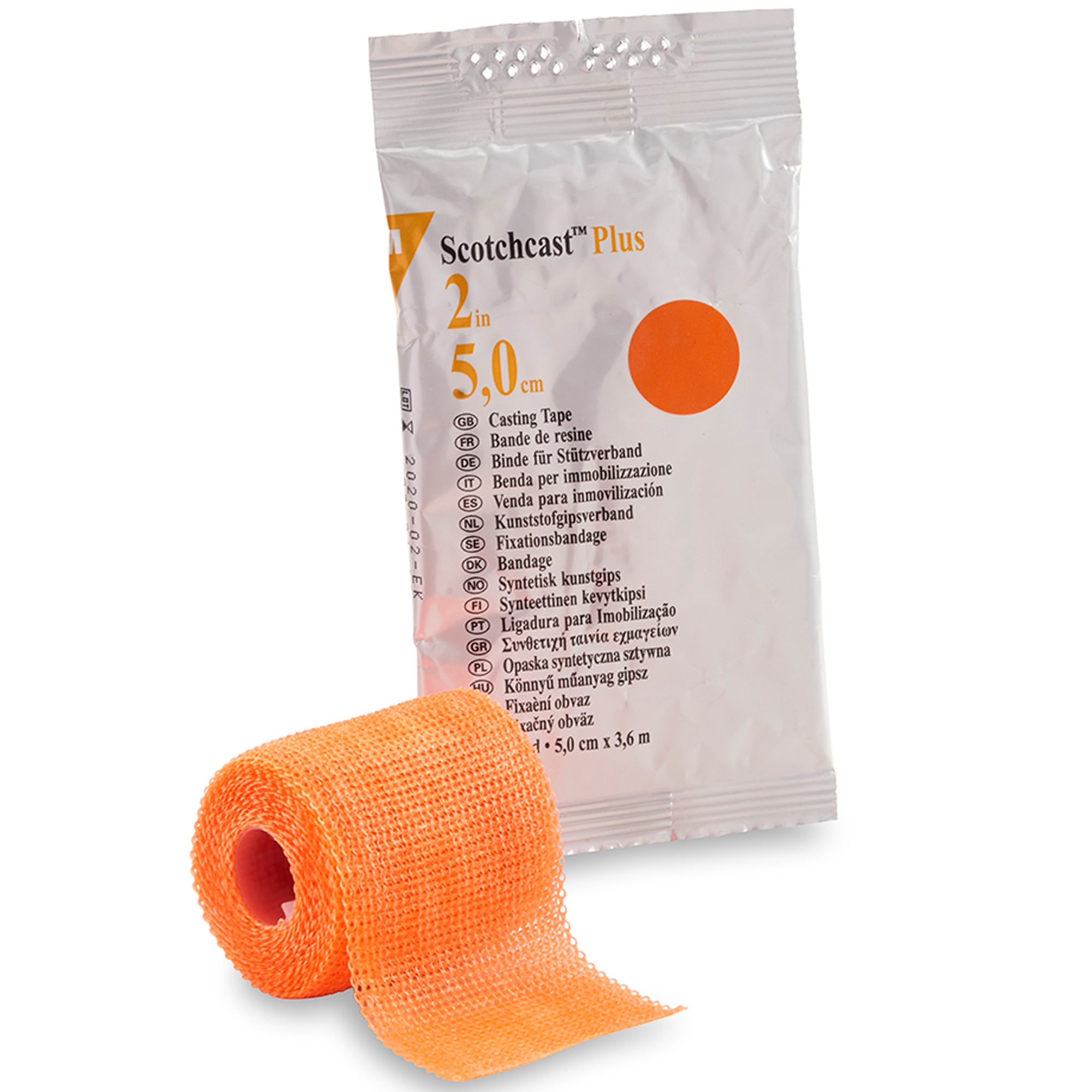 Solventum Corporation - 82002W 3M™ Scotchcast™ Plus Bright Orange Cast Tape