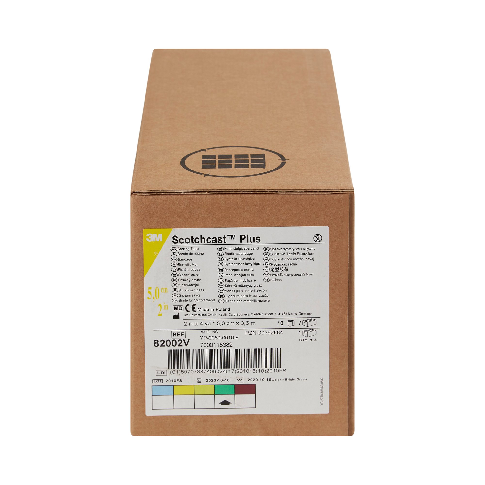 Solventum Corporation - 82002V 3M™ Scotchcast™ Plus Bright Green Cast Tape