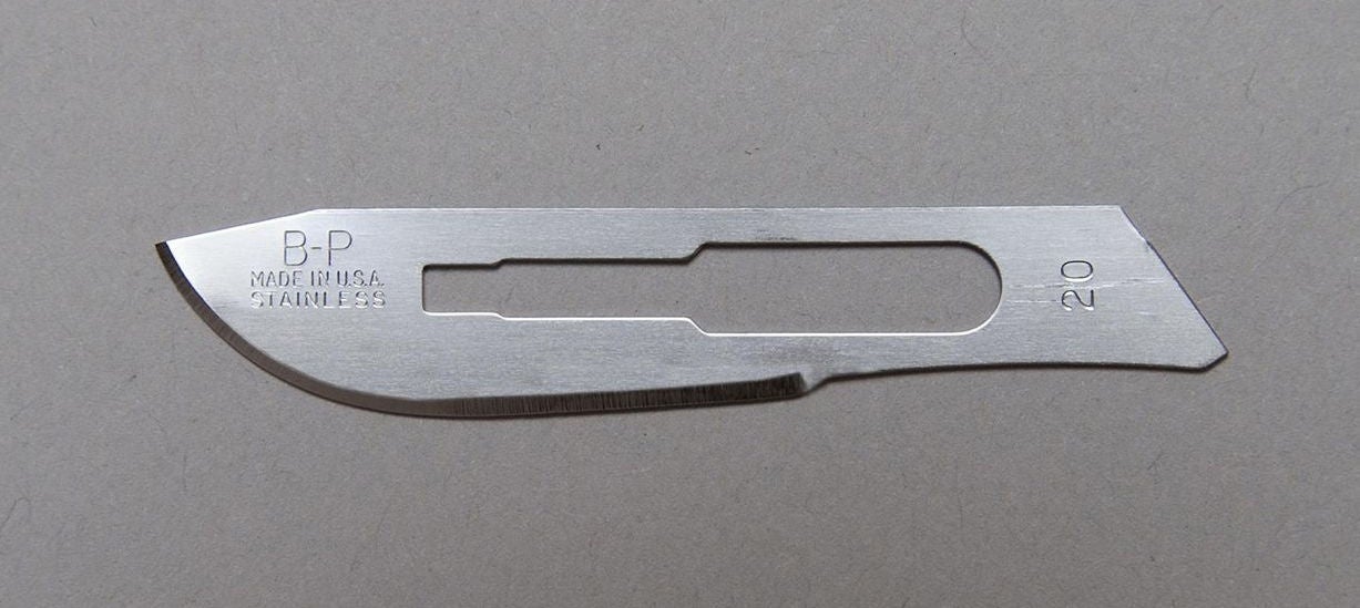 Aspen Surgical Products - 371220 Surgical Blade Bard-Parker® Stainless Steel No. 20 Sterile
