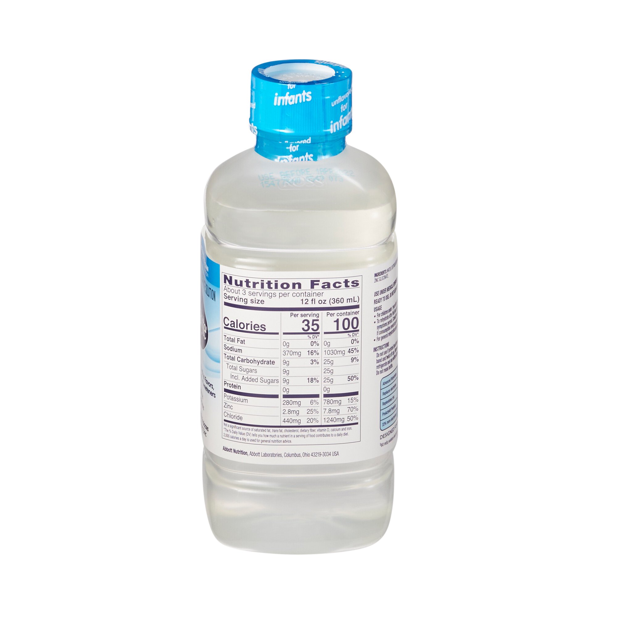 Abbott Nutrition - 00336 Pedialyte® Electrolyte Solution Unflavored