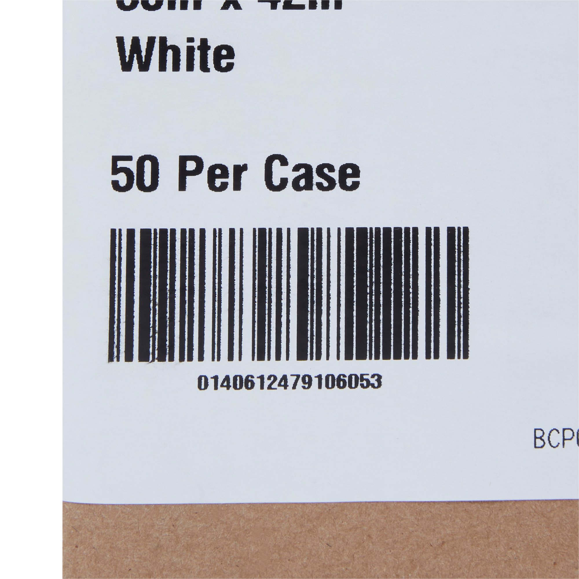 McKesson Brand 18-10846 - McKesson Patient Exam Gown, One Size Fits Most, White - 1/Each, 50/Case