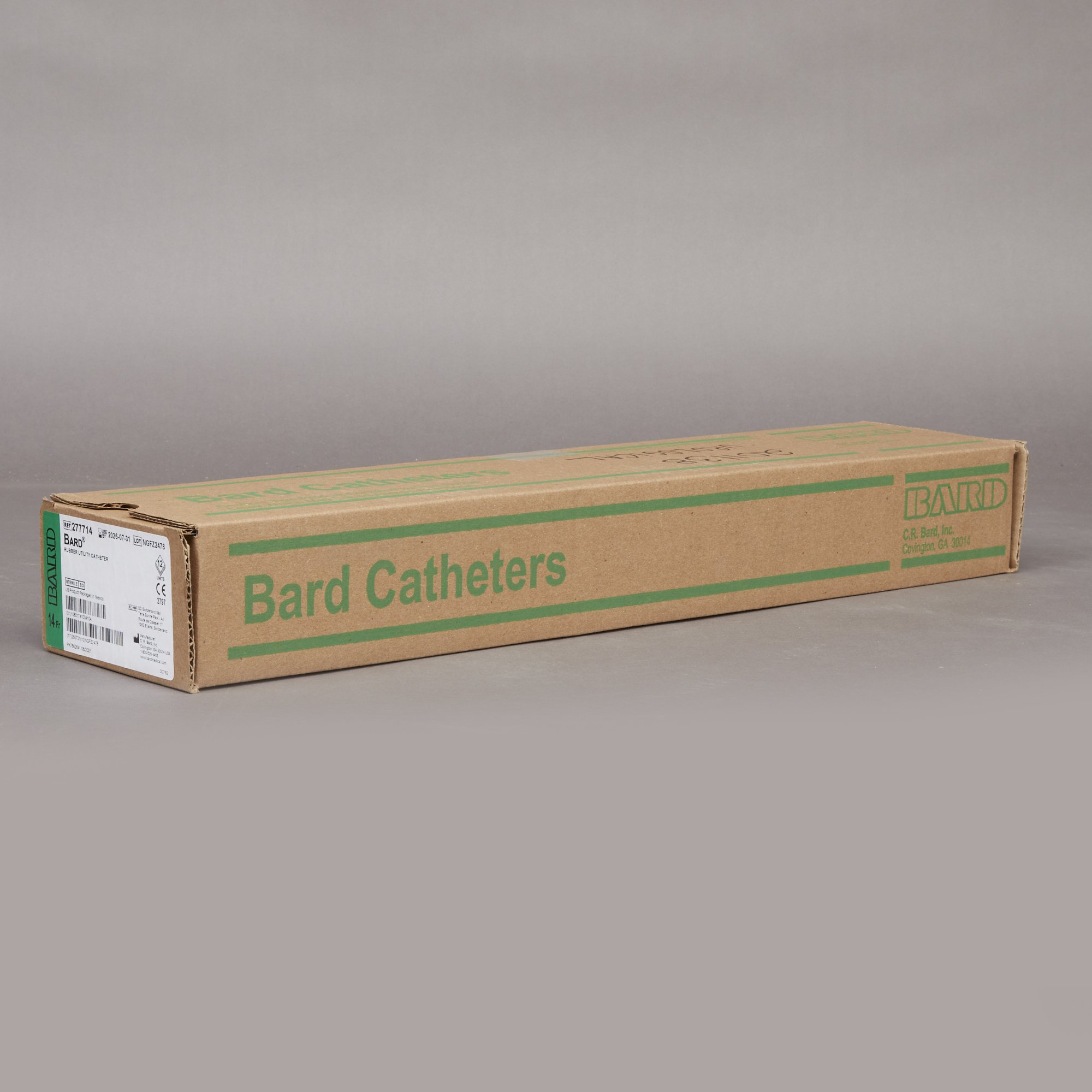 Bard 277714 - Bard® Intermittent Urethral Catheter, 14 Fr., Straight Tip - 1/Each, 12/Case