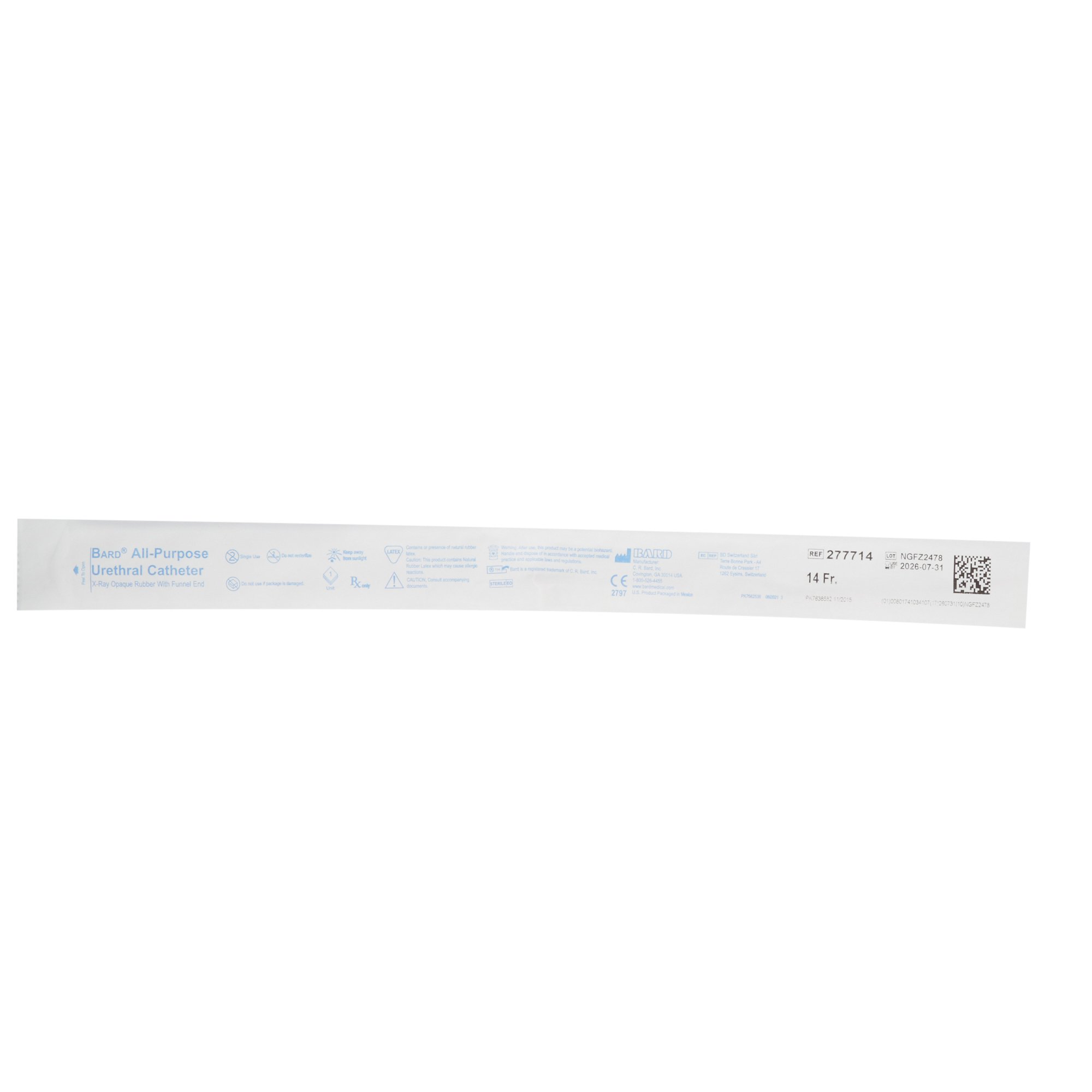 Bard - 277714 Bard® Intermittent Urethral Catheter