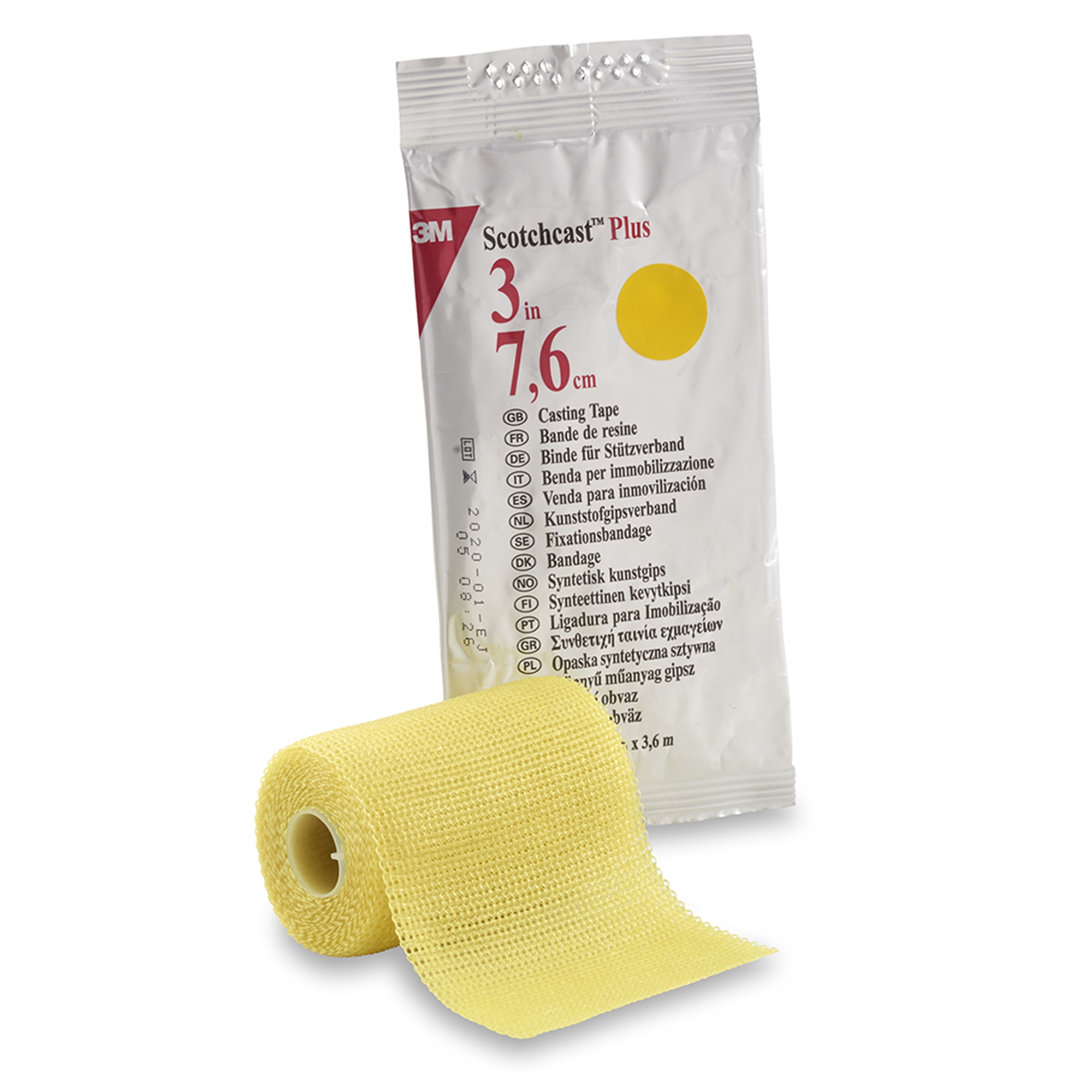 Solventum Corporation - 82003Y 3M™ Scotchcast™ Plus Yellow Cast Tape