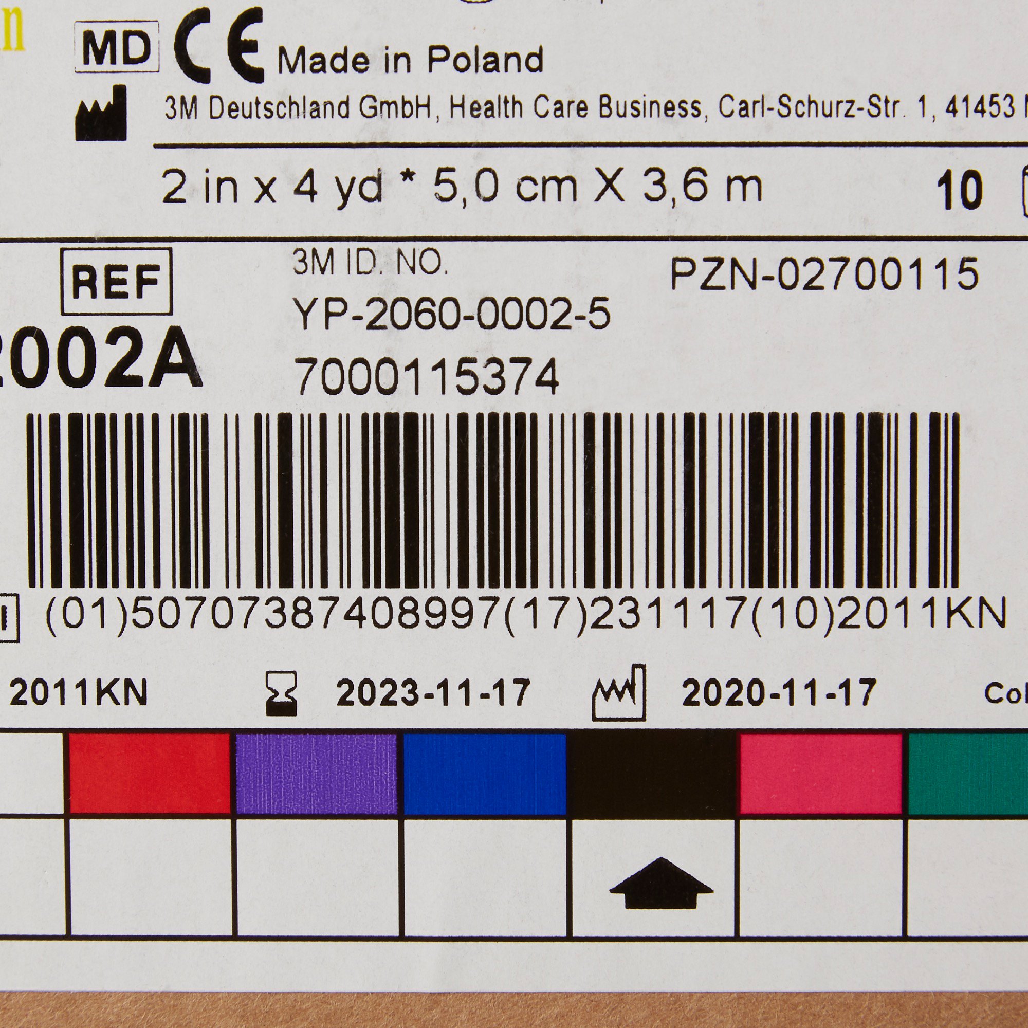 Solventum Corporation 82002A - 3M™ Scotchcast™ Plus Black Cast Tape, 2 Inch x 4 Yard - 1/Each, 10/Box, 10/Case