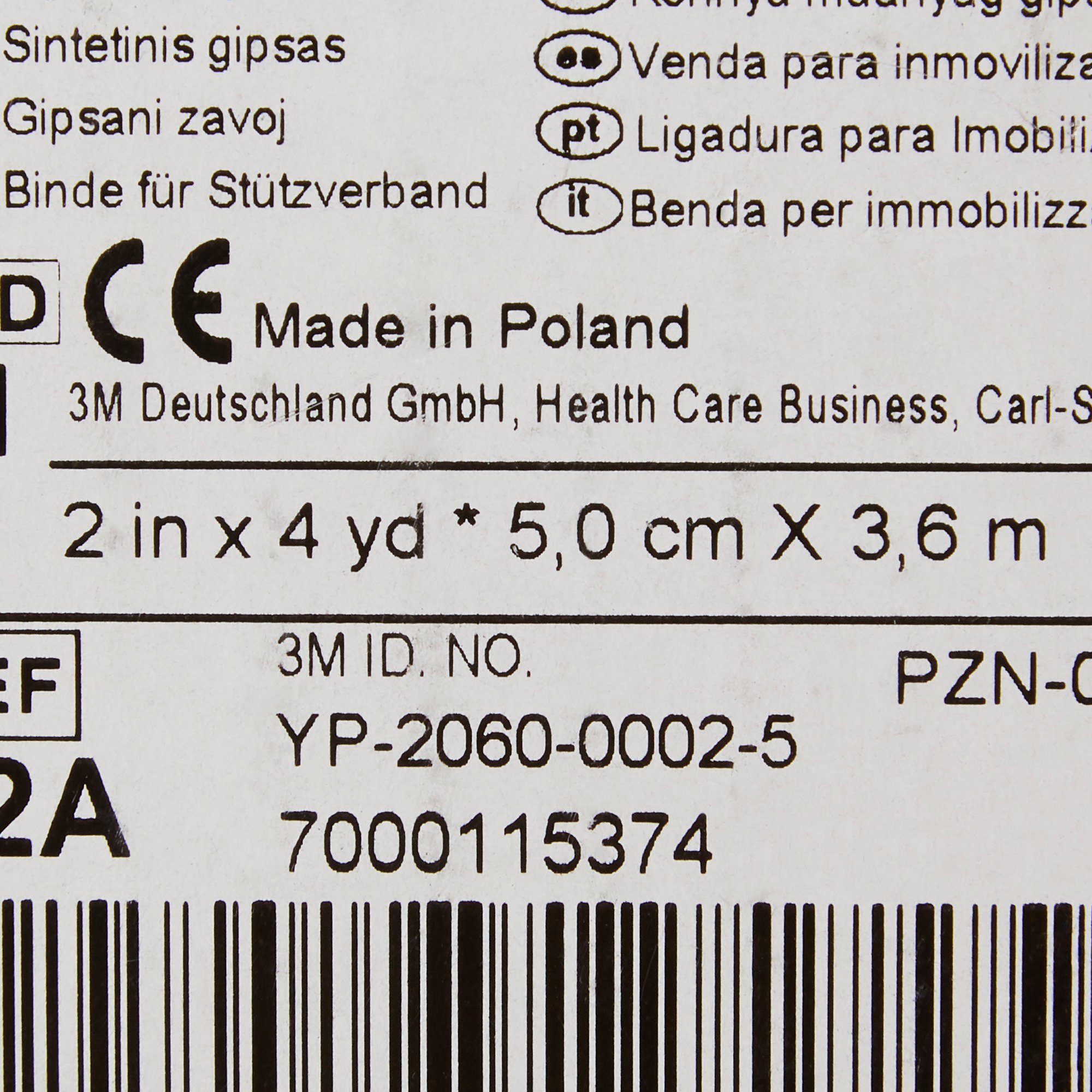 Solventum Corporation 82002A - 3M™ Scotchcast™ Plus Black Cast Tape, 2 Inch x 4 Yard - 1/Each, 10/Box, 10/Case