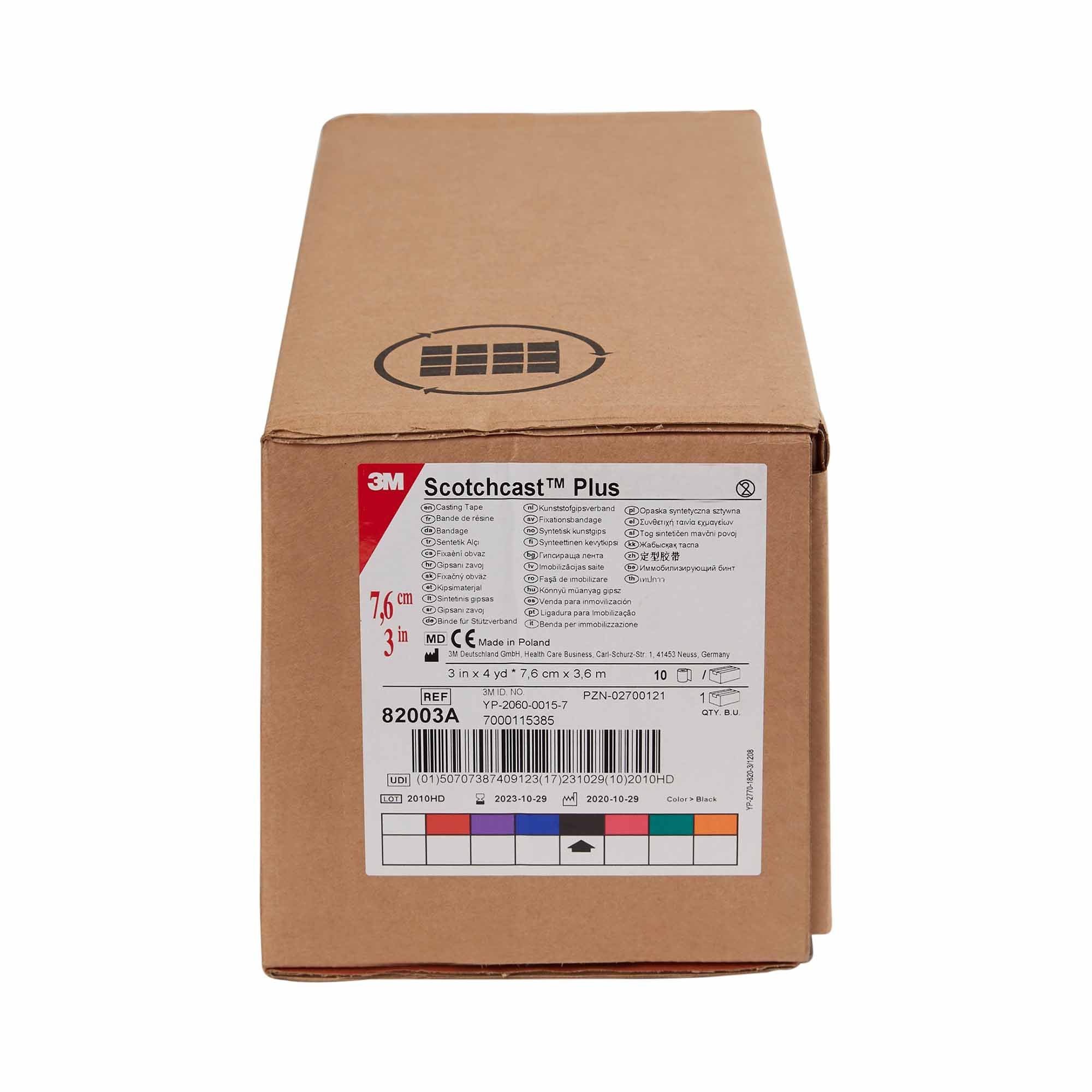 Solventum Corporation - 82003A 3M™ Scotchcast™ Plus Black Cast Tape