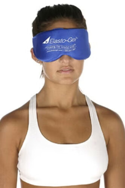 Southwest Technologies - SM301 Hot / Cold Pack Elasto-Gel™ Mask Eye / Sinus One Size Fits Most 3 X 8-1/2 Inch Spandex / Poly-Cotton / Elasto-Gel™ Reusable
