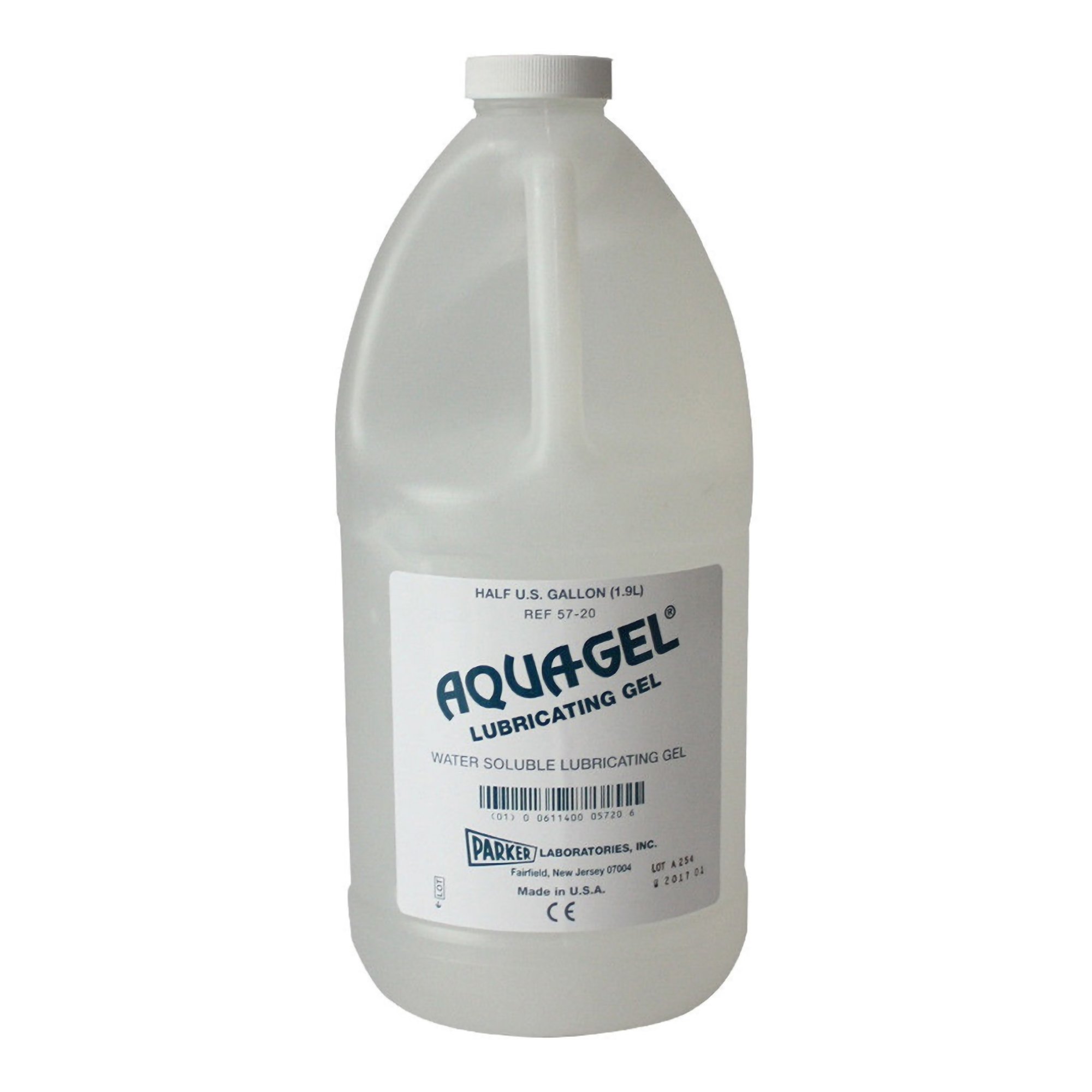 Parker Labs 57-20 - Aquagel® Water Soluble Lubricating Gel, 70-ounce Jug with Pump Mechanism - 1/Each, 4/Case