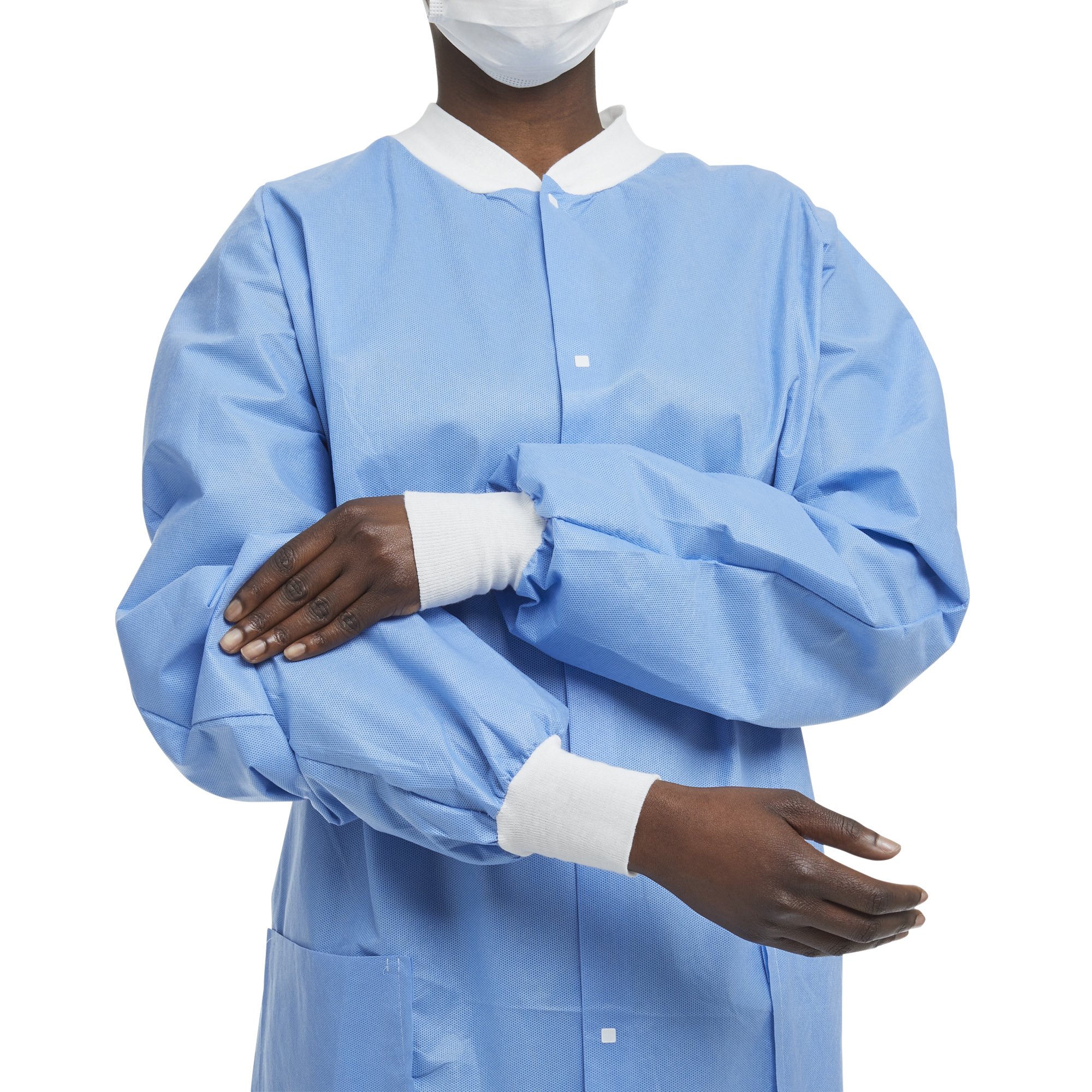 O&M Halyard Inc 10078 - Halyard Health Professional Lab Jacket, Large - 1/Each, 24/Case