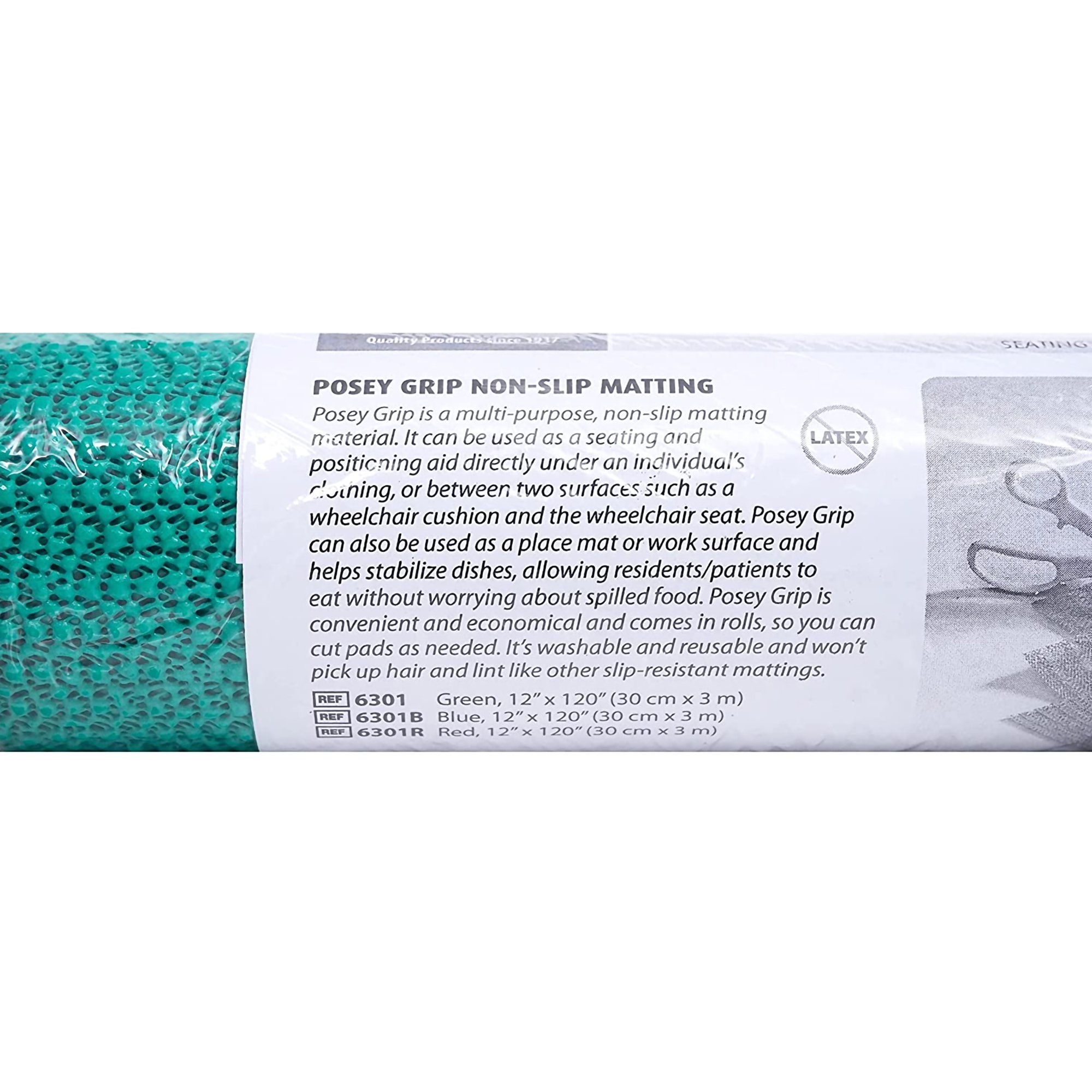 Tidi Products 6301 - Posey® Grip Nonslip Matting for Seating and Positioning, 1 x 10 Foot - 1/Each