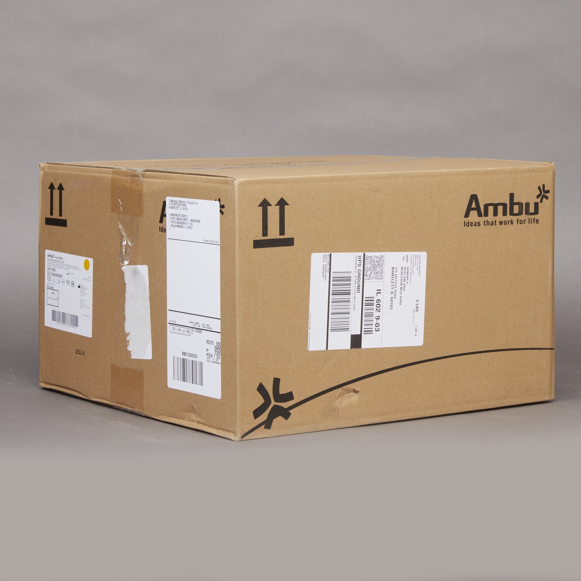 Ambu 1055 - Original King Mask Anesthesia Face Mask - 1/Each, 50/Case