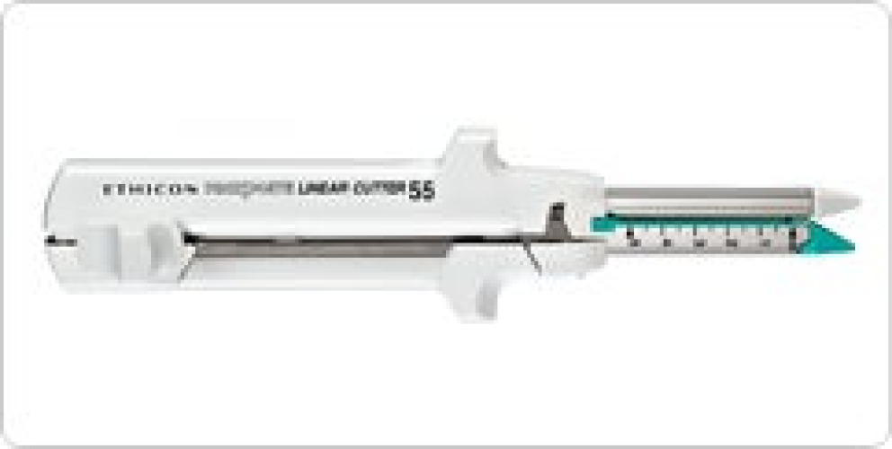 J & J Healthcare Systems - TRT55 Linear Cutter Proximate® Squeeze Handle Titanium Staples Green Staple Loading Unit