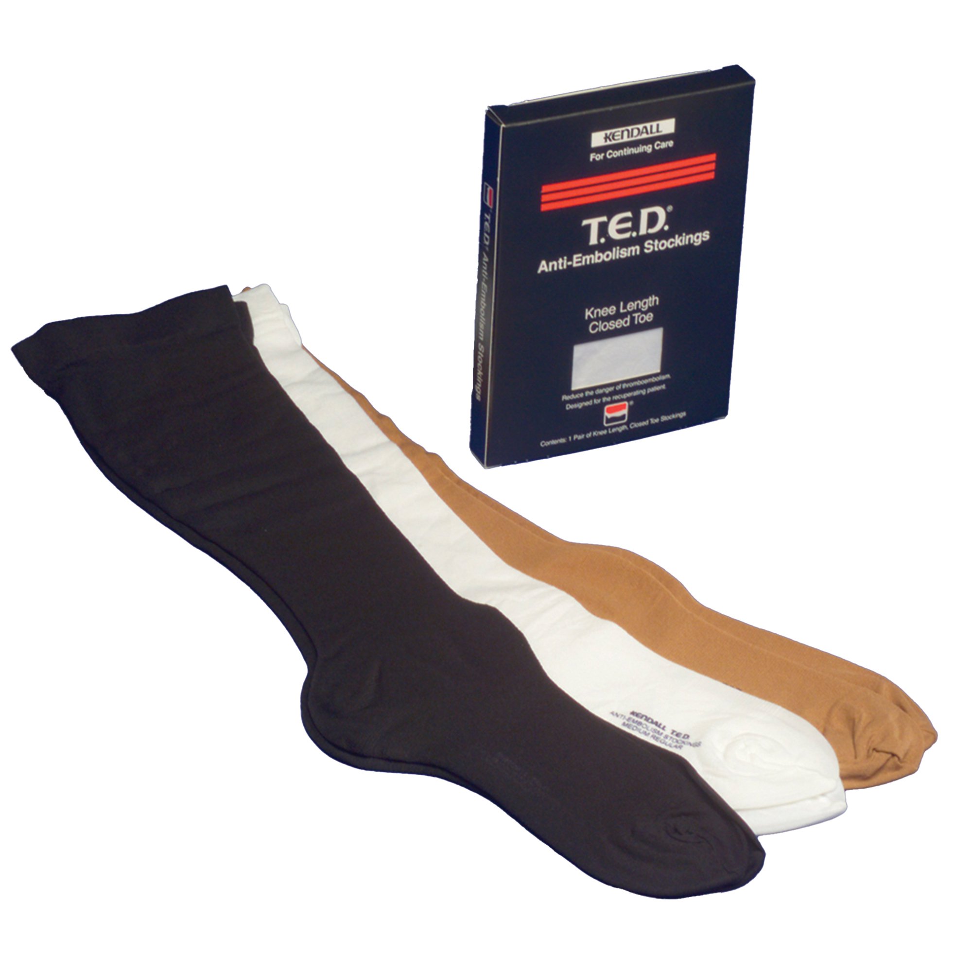 Cardinal 4344 - T.E.D.™ Knee High Anti-embolism Stockings, Extra Large / Long - 1/Pair, 12/Case