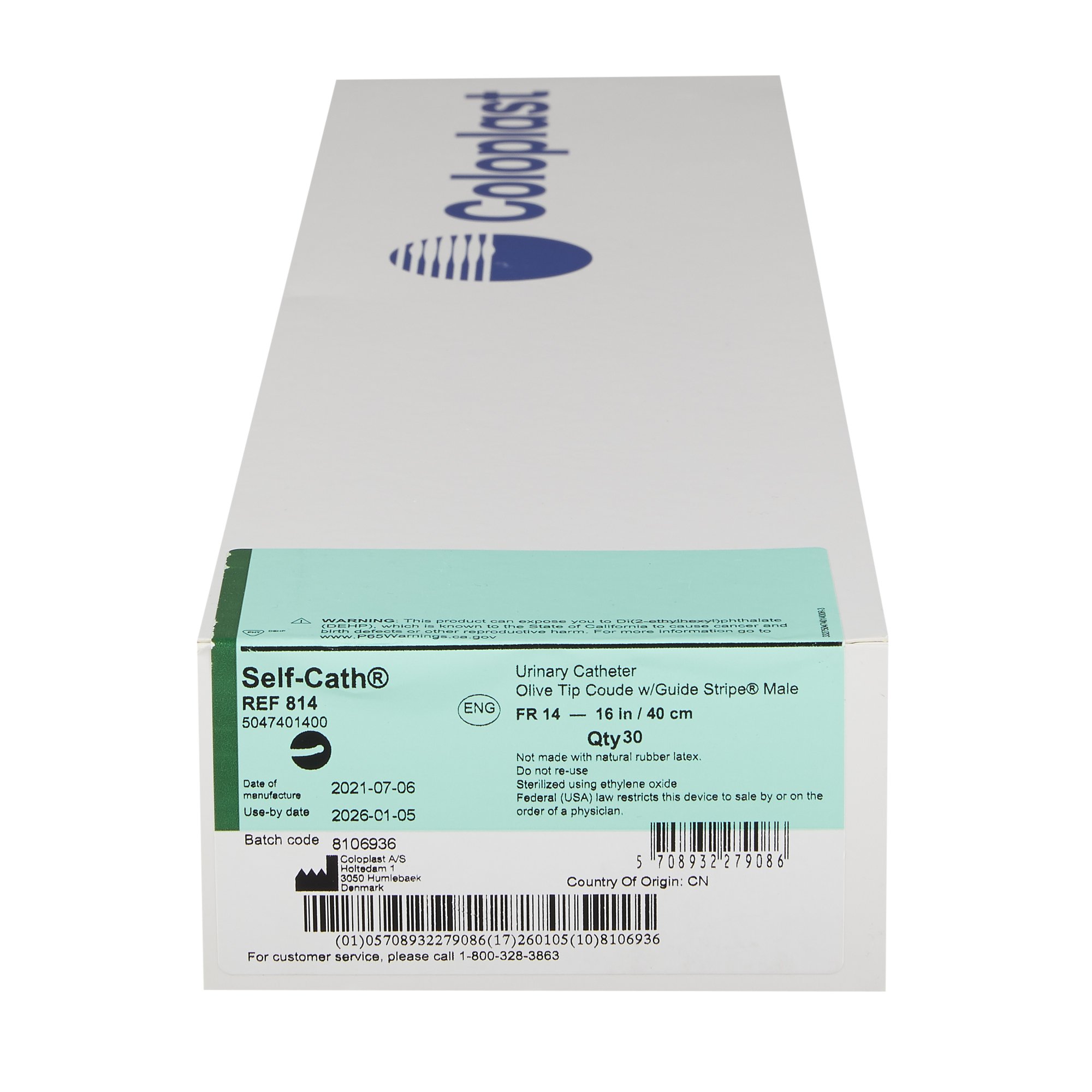 Coloplast - 814 Self-Cath® Urethral Catheter
