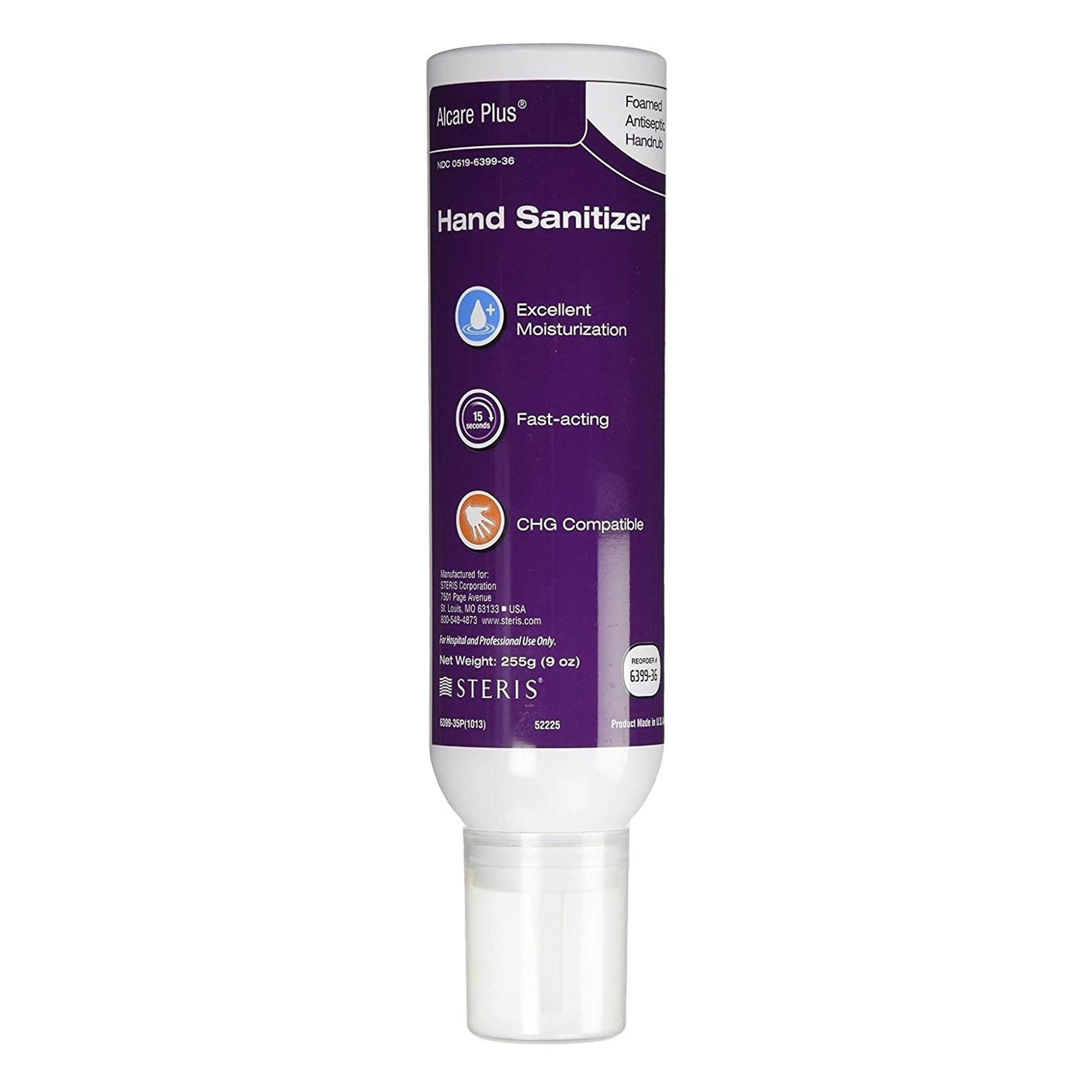 SC Johnson Professional USA Inc 639936 - Alcare® Plus Foaming 62% Ethyl Alcohol Hand Sanitizer, 9-ounce Aerosol Can - 1/Each, 24/Case