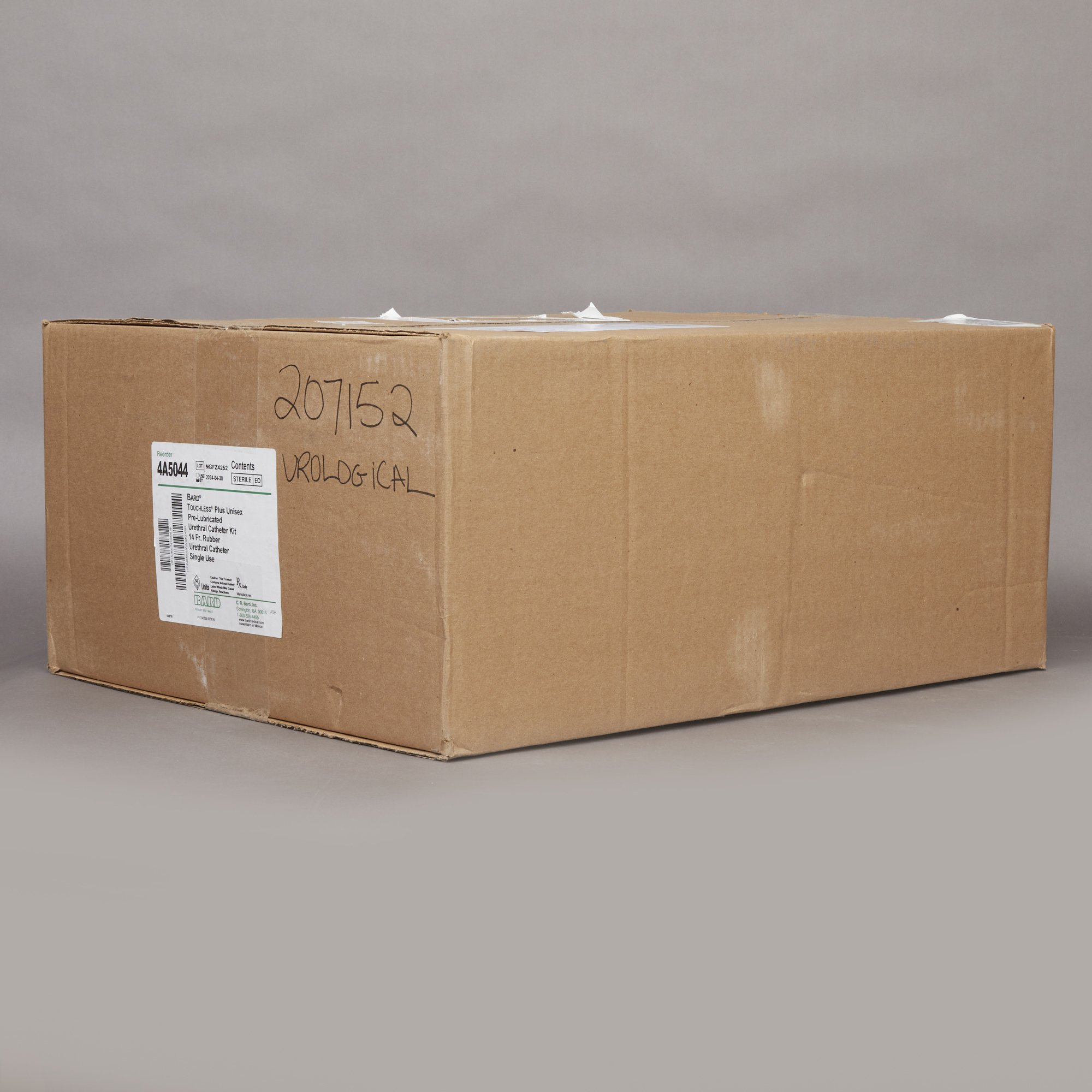 Bard 4A5044 - Touchless® Plus Intermittent Catheter Kit, 14 Fr., Latex - 1/Each, 50/Case