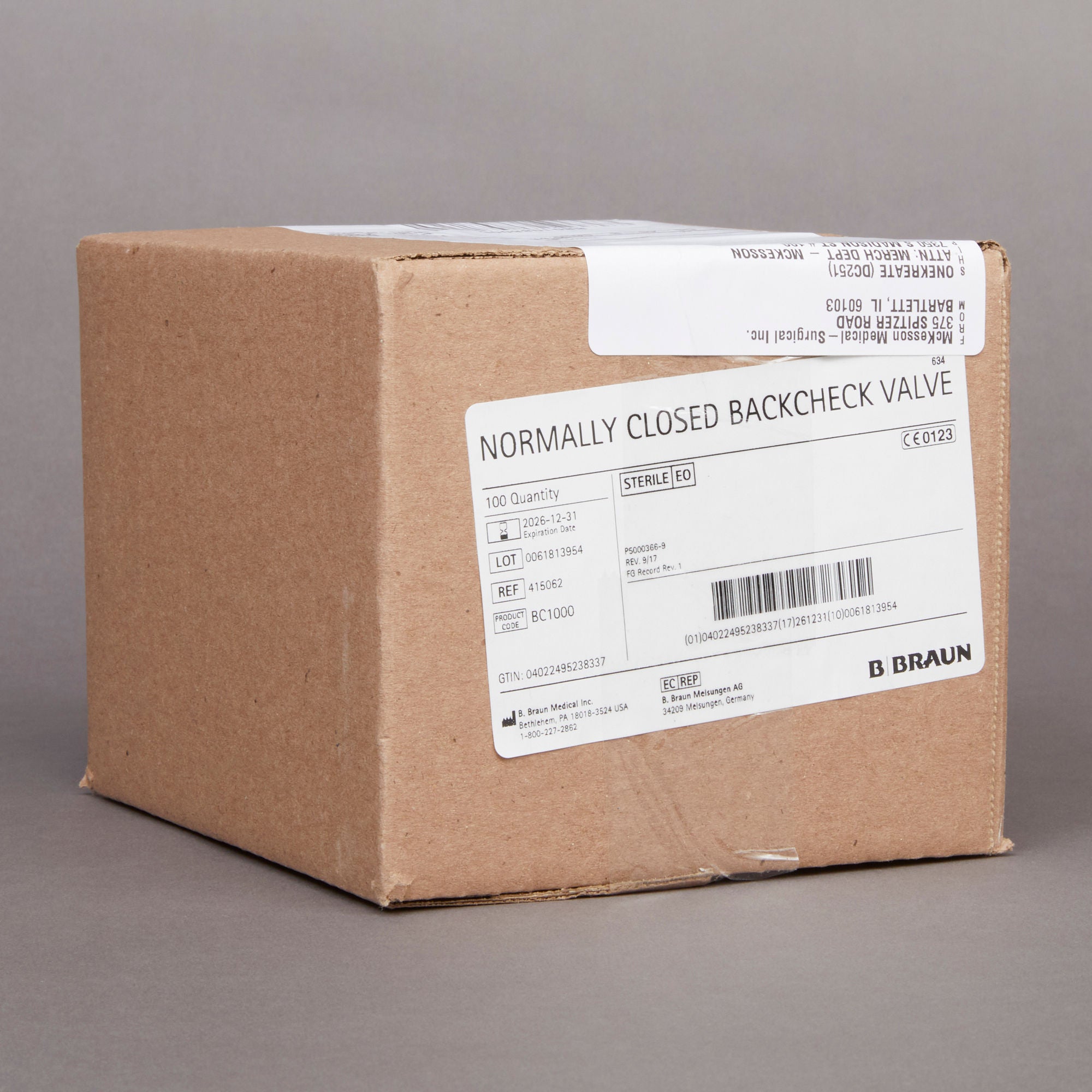 B. Braun - 415062 B. Braun Check Valve