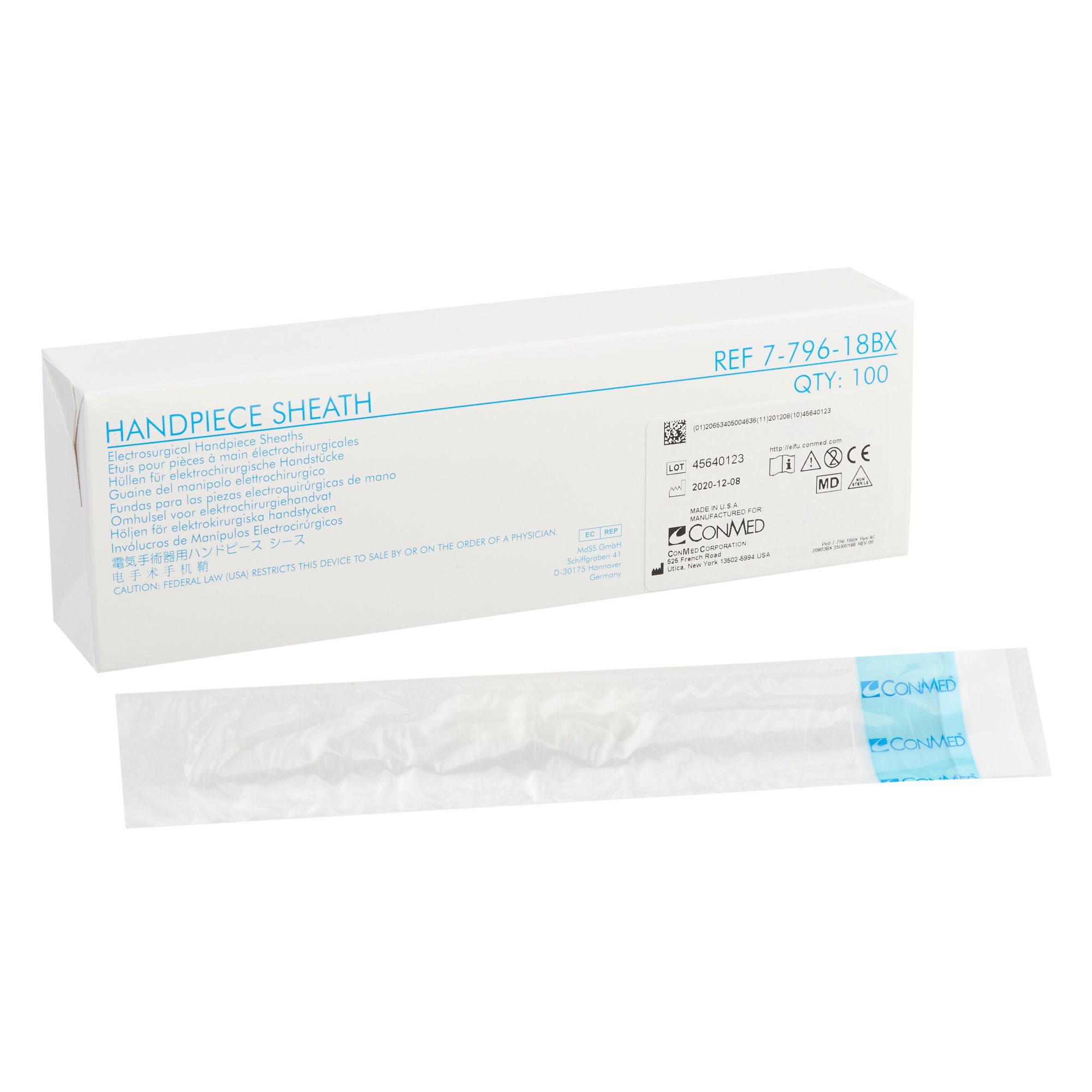 Conmed - 7-796-18CS Electrosurgical Pencil Sheath Hyfrecator® NonSterile
