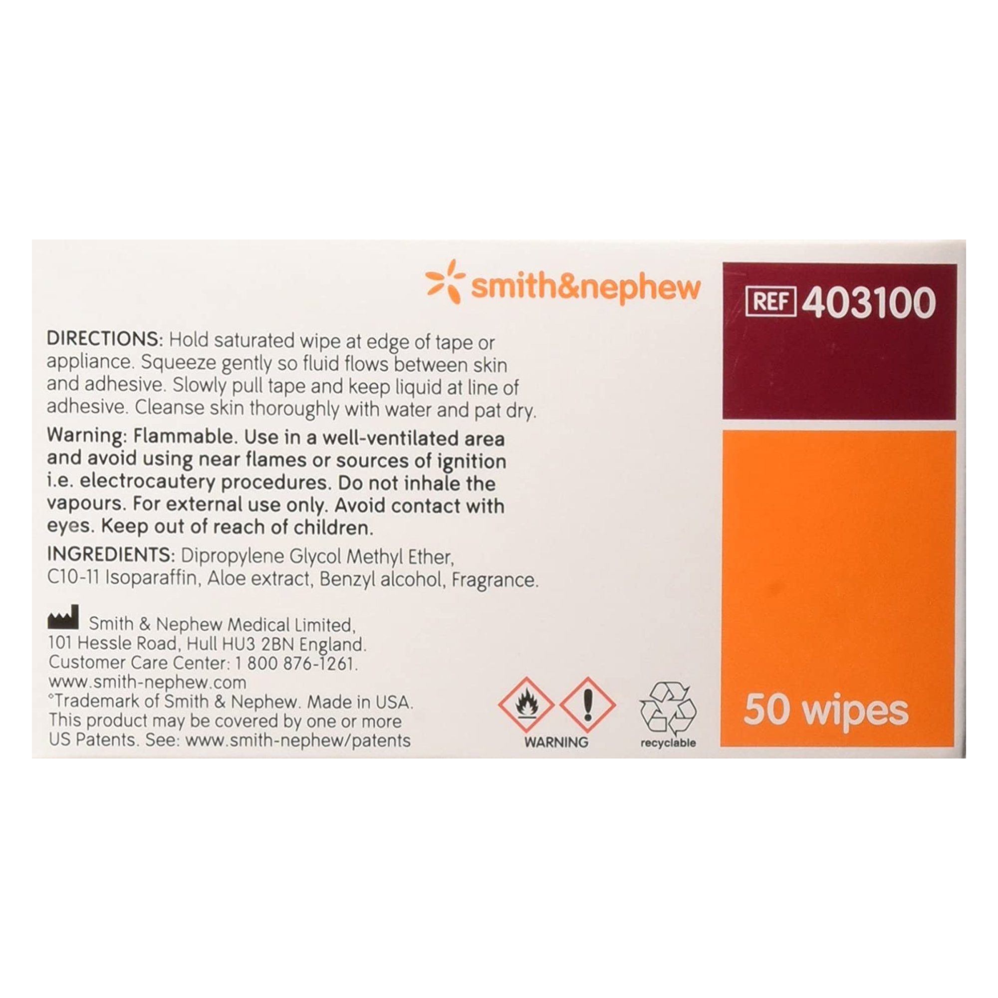 Smith & Nephew - 403100 Remove™ Adhesive Remover