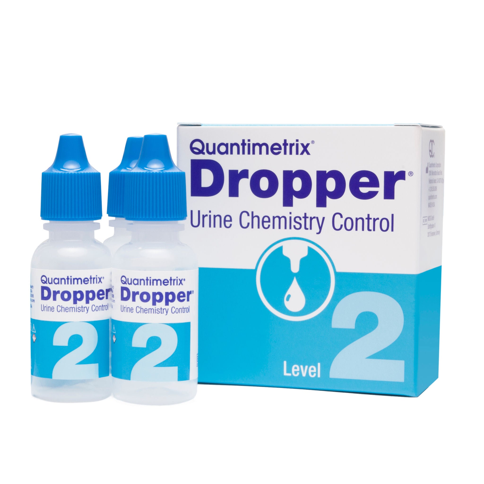 Quantimetrix - 1432-31 Urine Chemistry Control Dropper® Multiple Analytes Level 2 3 X 10 mL