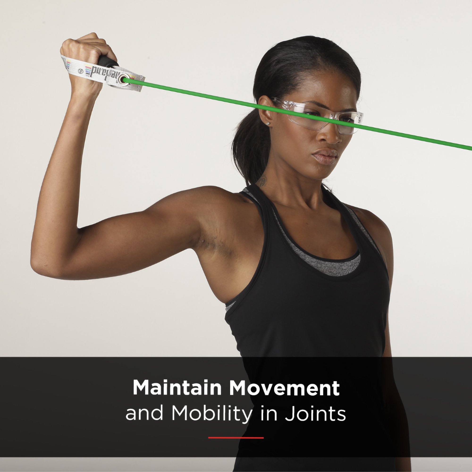 Performance Health 81184308 - TheraBand® Exercise Resistance Tubing, Green, 100', Medium-Heavy Resistance - 1/Pack