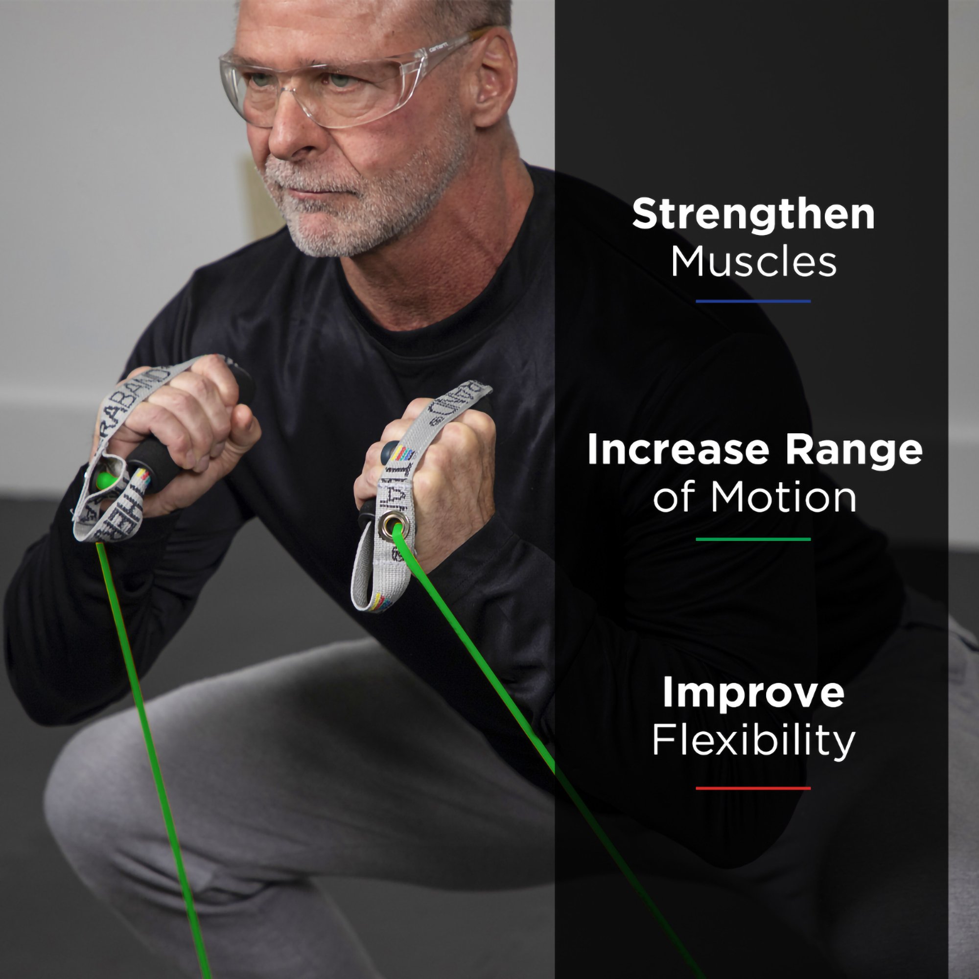 Performance Health 81184308 - TheraBand® Exercise Resistance Tubing, Green, 100', Medium-Heavy Resistance - 1/Pack
