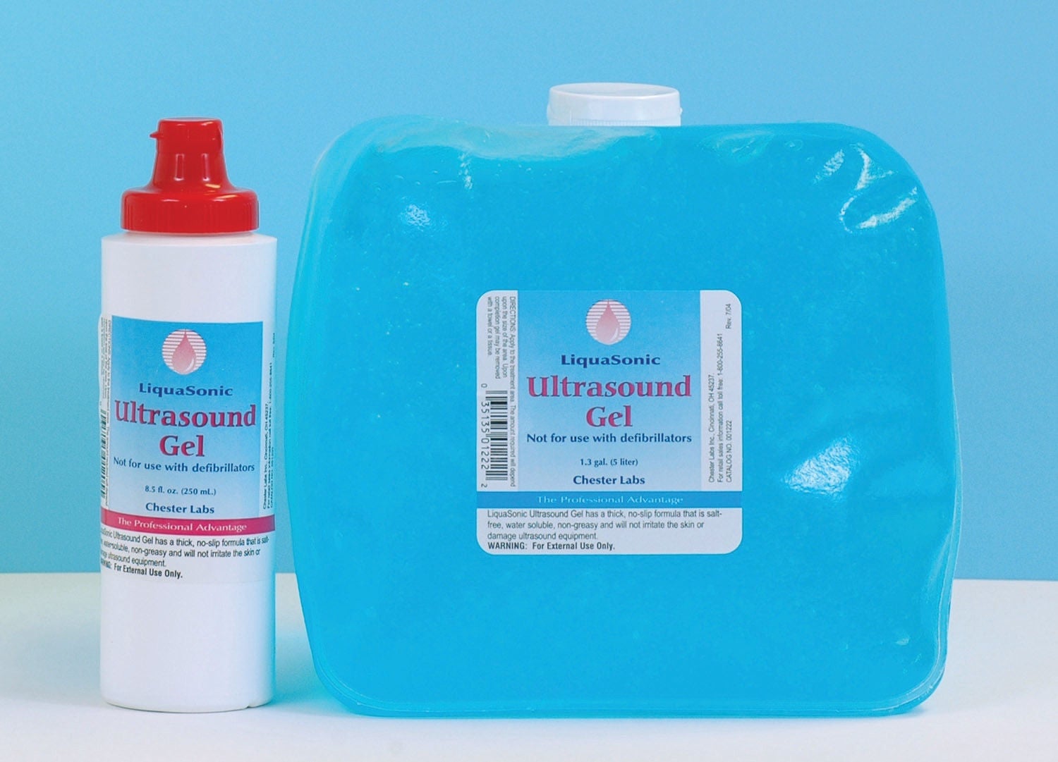 MAC Medical Supply Company - 001222 Ultrasound Gel LiquaSonic® 5 Liter Jug