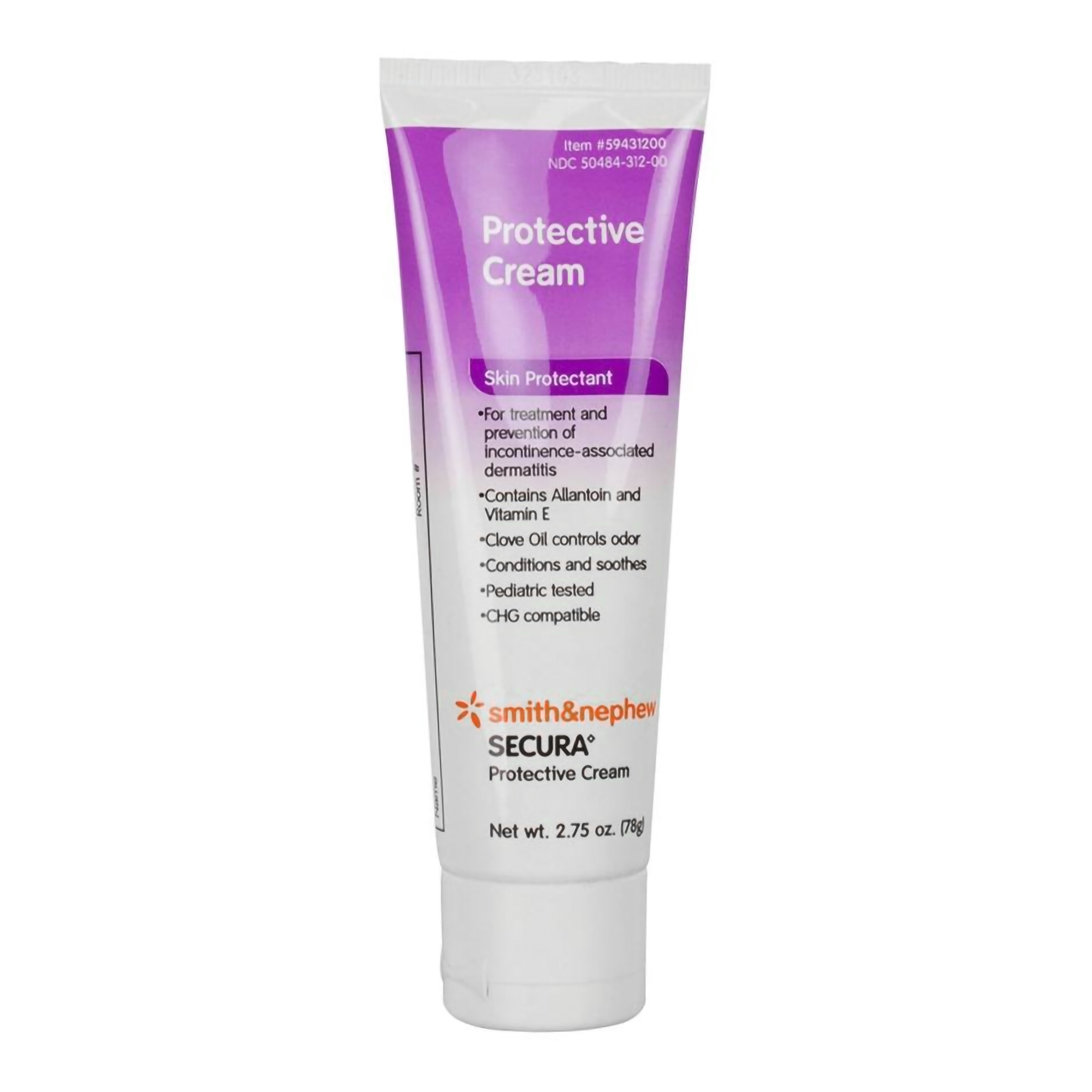 Smith & Nephew - 59431200 Secura™ Zinc Oxide Skin Protectant 2.75-ounce Tube