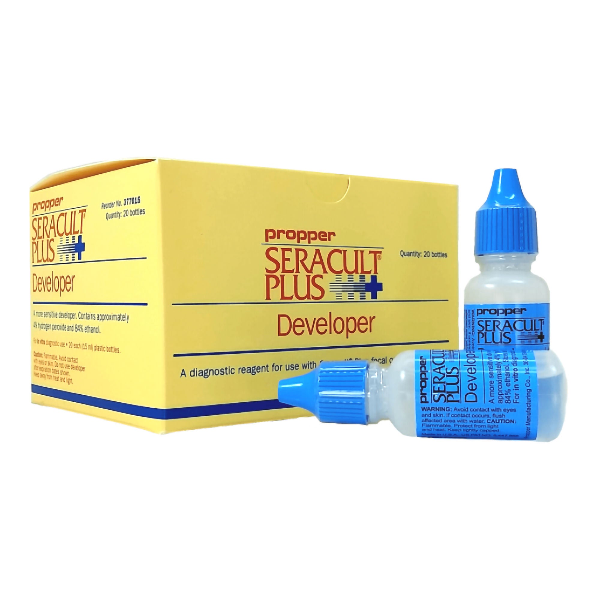 Propper Manufacturing - 37400100 Cancer Screening Test Kit Seracult® Plus Fecal Occult Blood Test (FOBT) 100 Tests CLIA Waived
