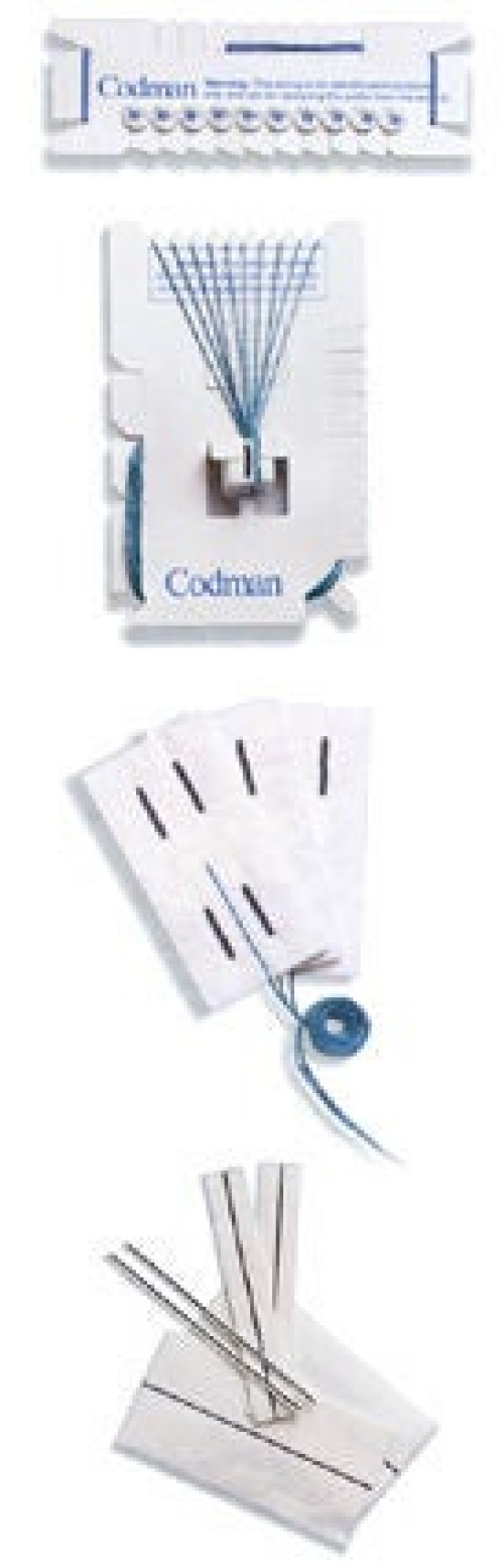Integra Lifesciences - 801408 Surgical Neuro Sponge Codman® X-Ray Detectable Rayon 1 X 3 Inch 10 Count Card Sterile