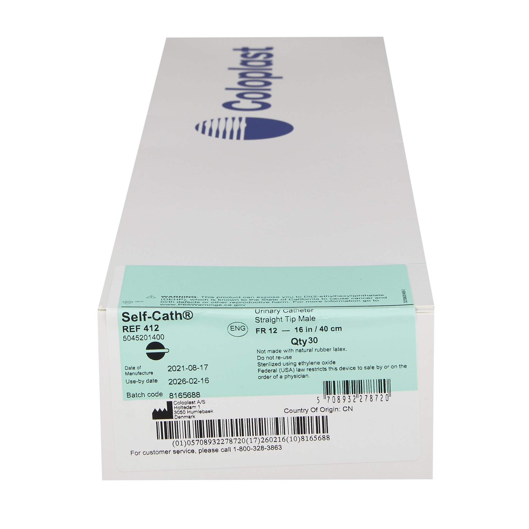 Coloplast - 412 Self-Cath® Unisex Urethral Catheter