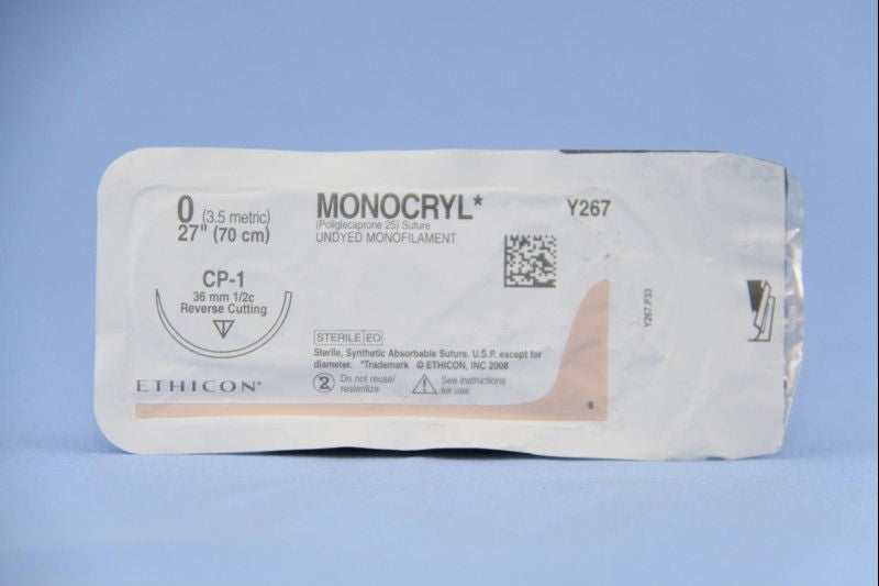 J & J Healthcare Systems - Y267H Monocryl™ Suture with Needle