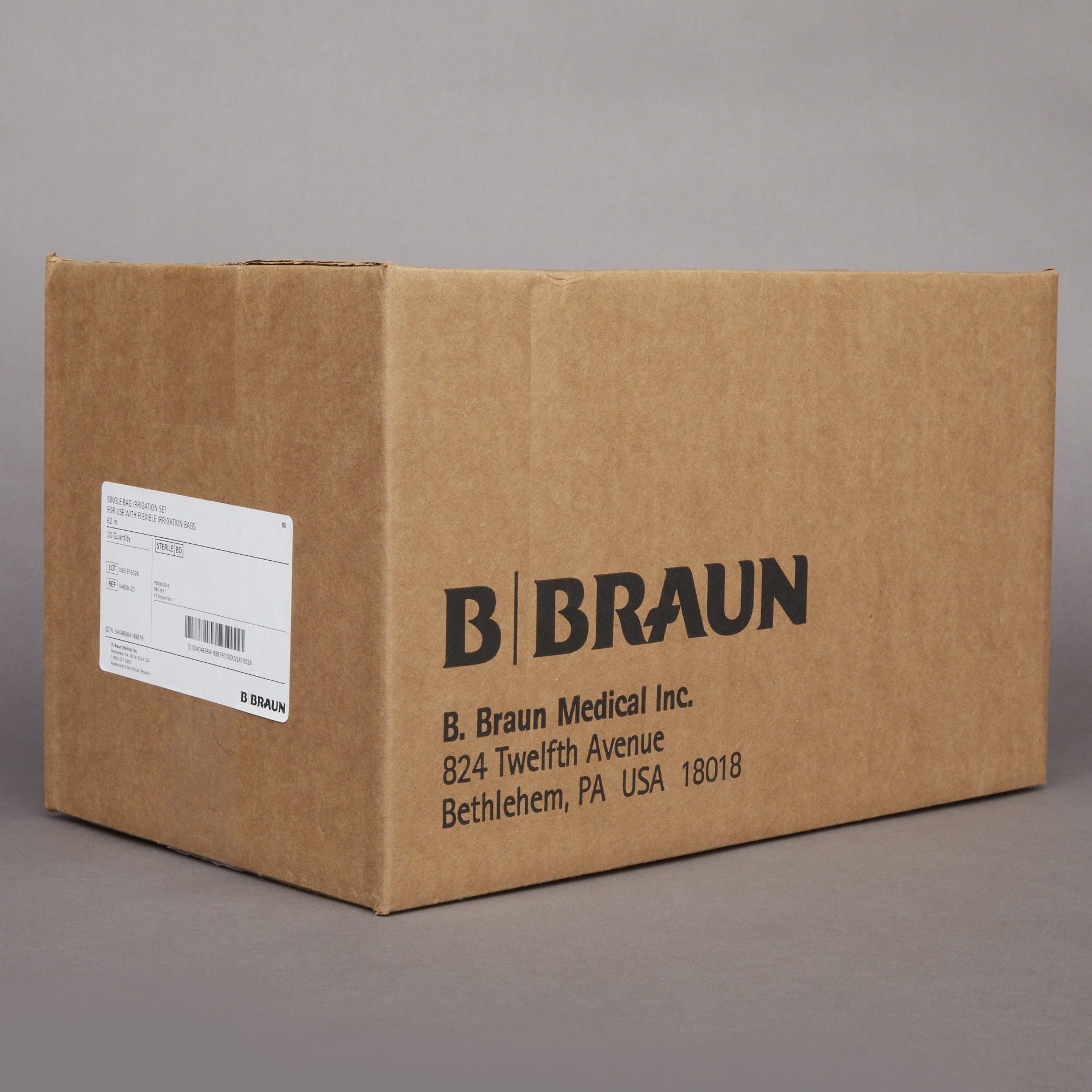 B. Braun V4608-20 - B. Braun Urology Irrigation Set - 1/Each, 20/Case