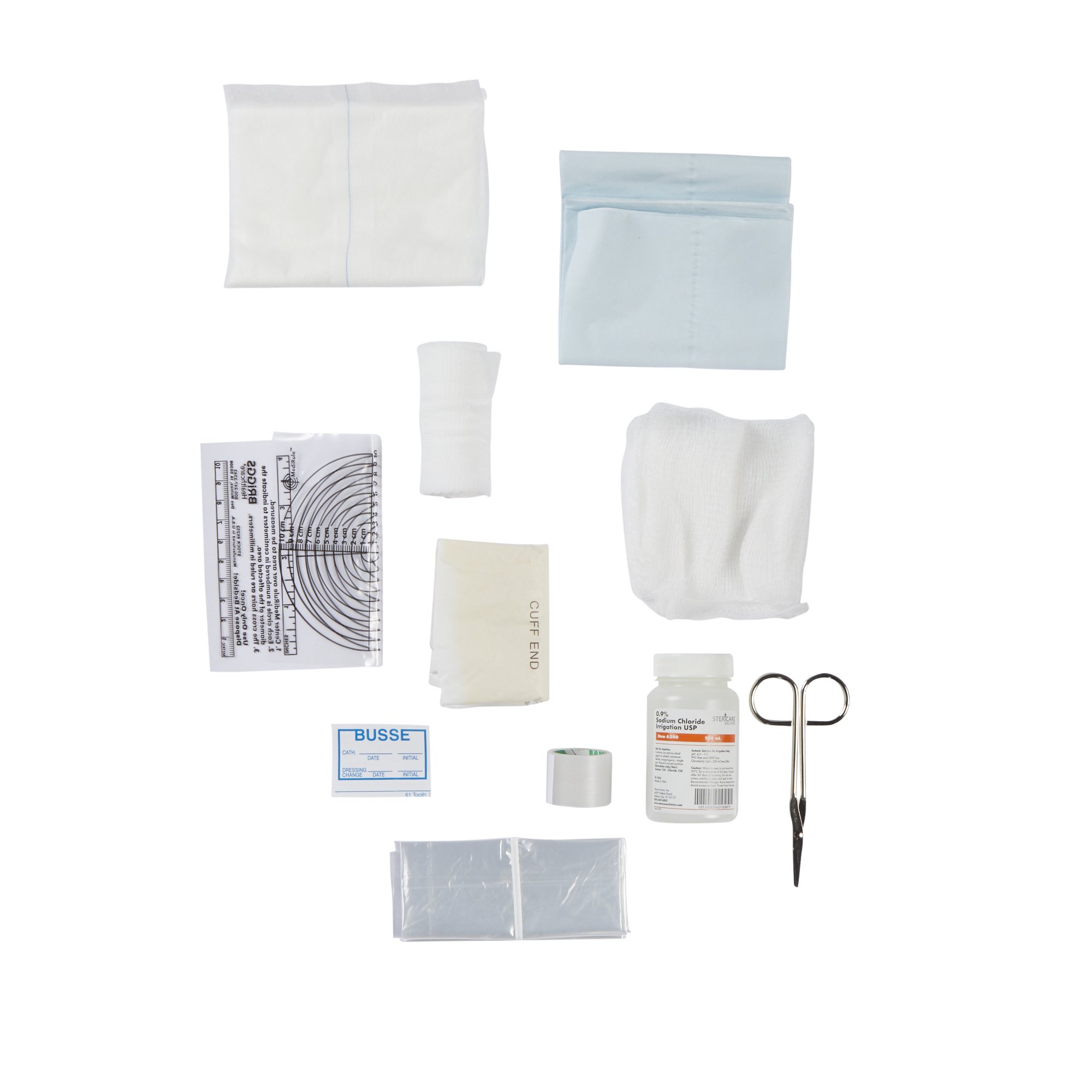 Busse Hospital Disposables - 1443 Busse Hospital Disposables Dressing Change Tray
