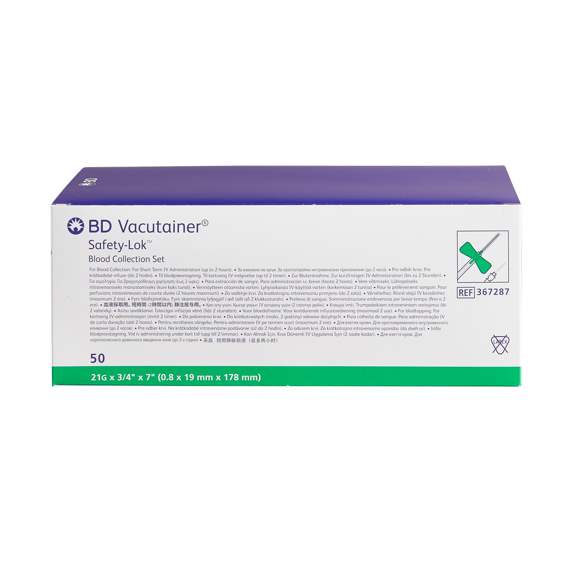 BD - 367287 BD Vacutainer® Safety-Lok™ Blood Collection Set