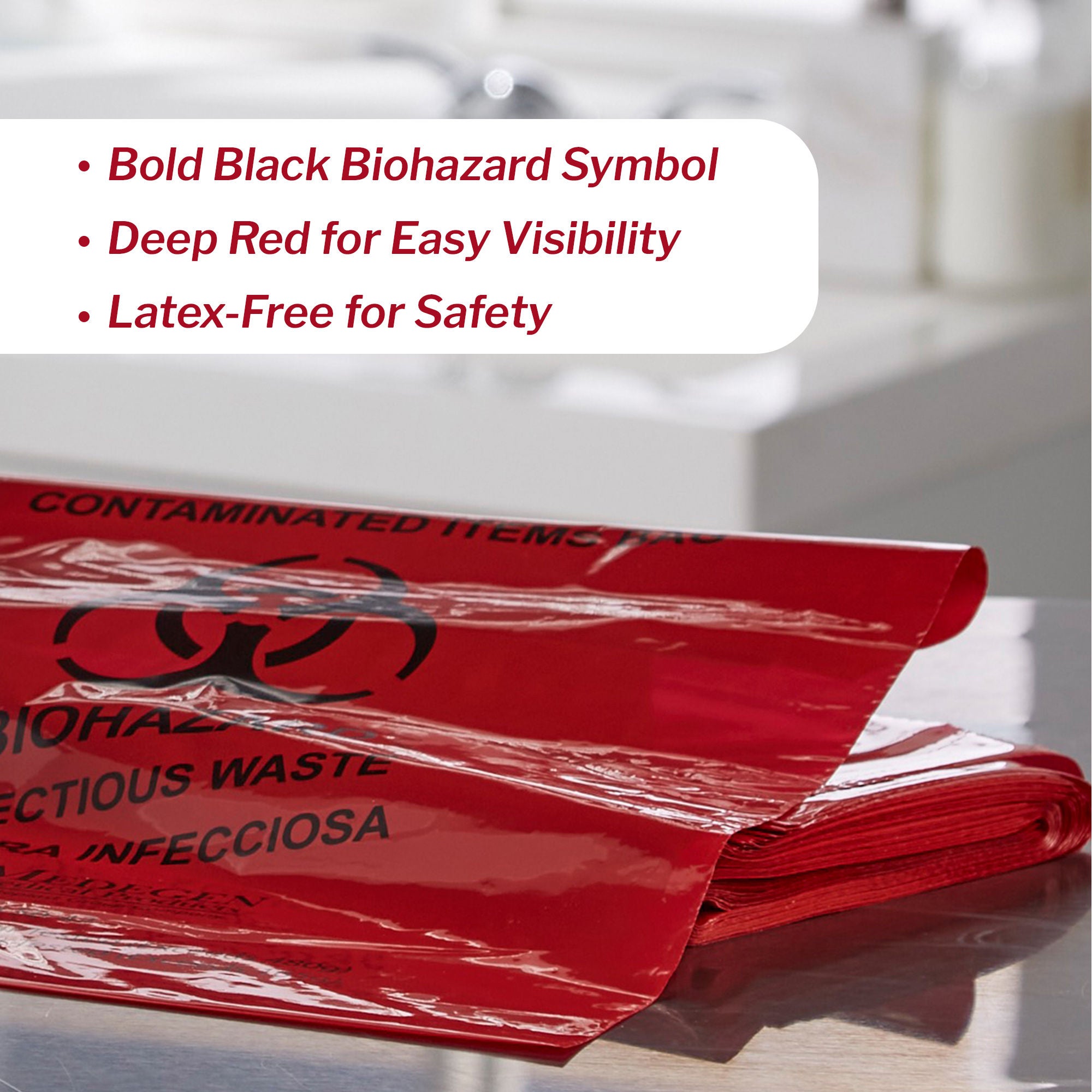 McKesson Biohazard Waste Bag 03-4554 by McKesson Brand