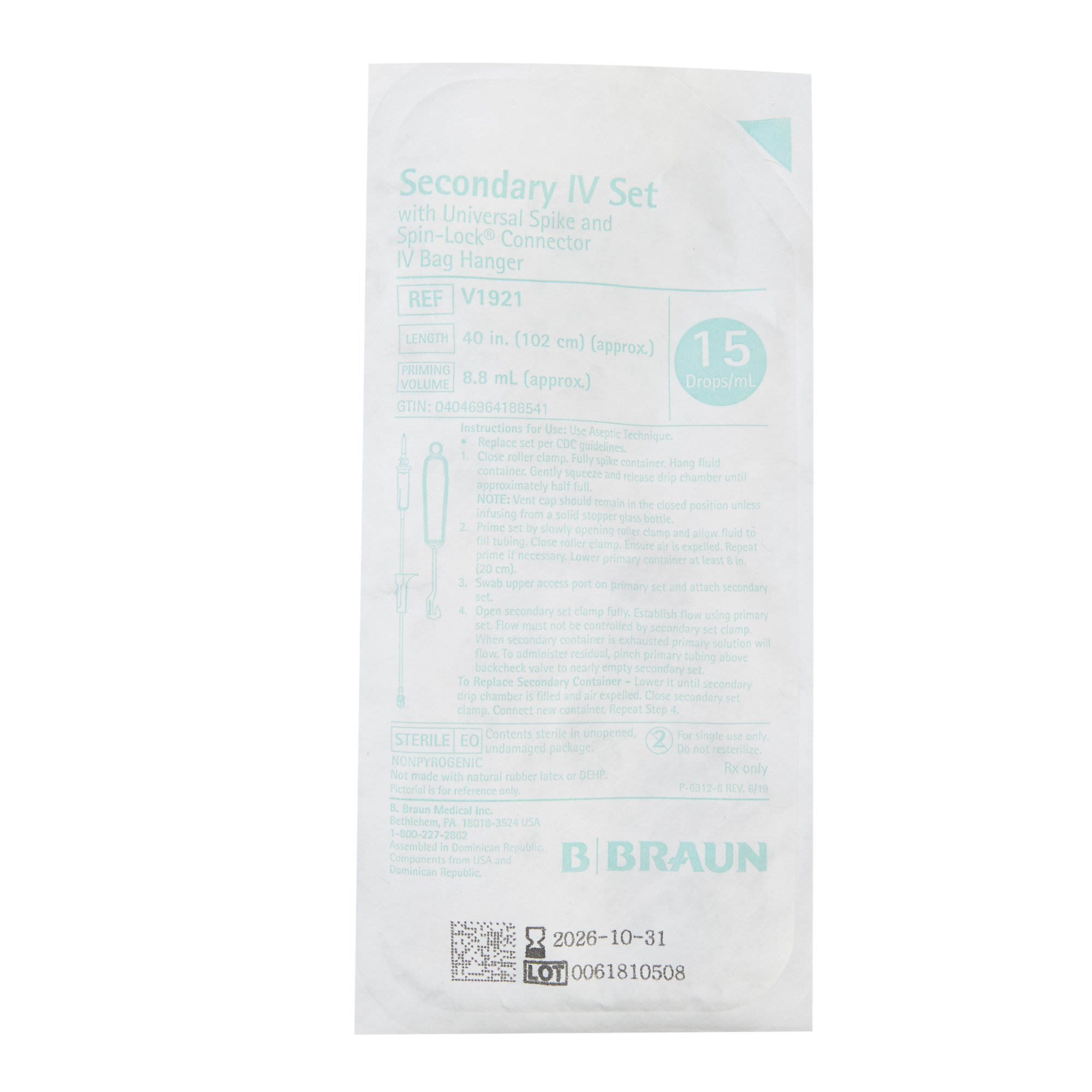 B. Braun - V1921 B. Braun Secondary Set