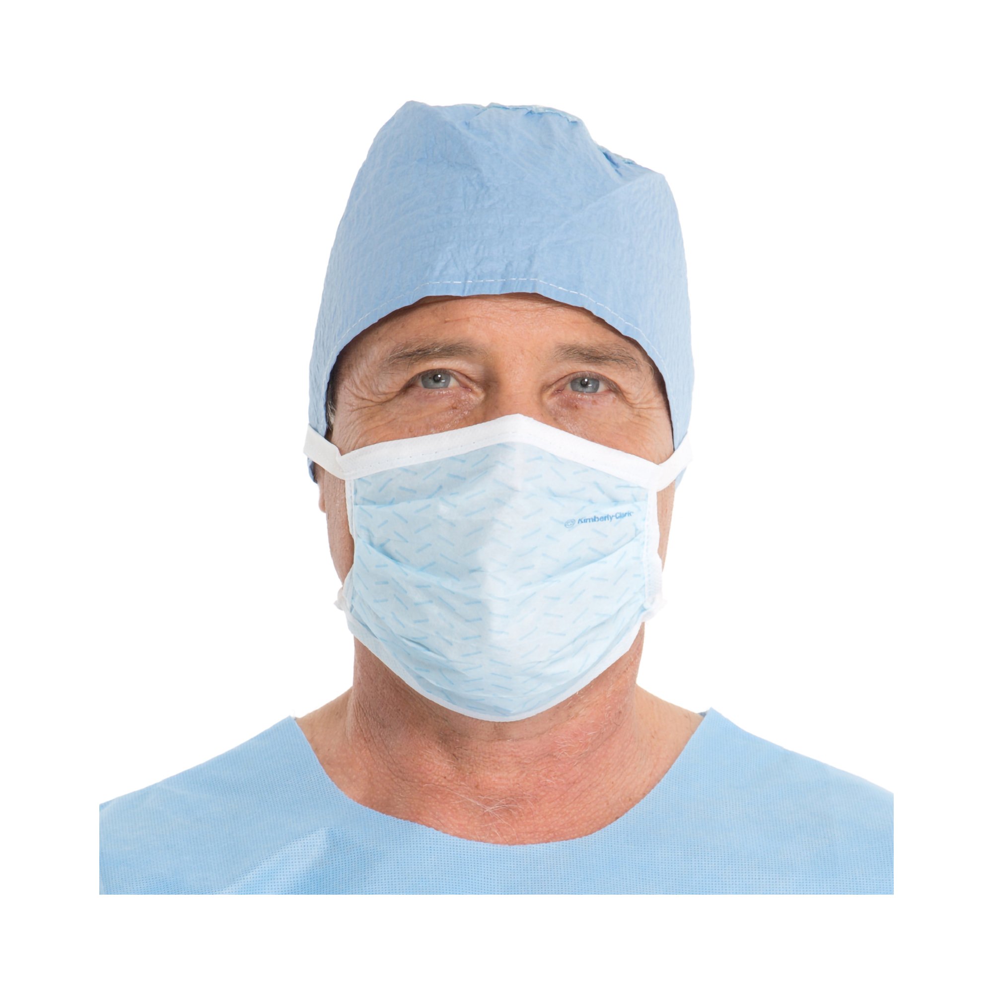 O&M Halyard Inc 47500 - Soft Touch® II Surgical Mask - 50/Box, 300/Case