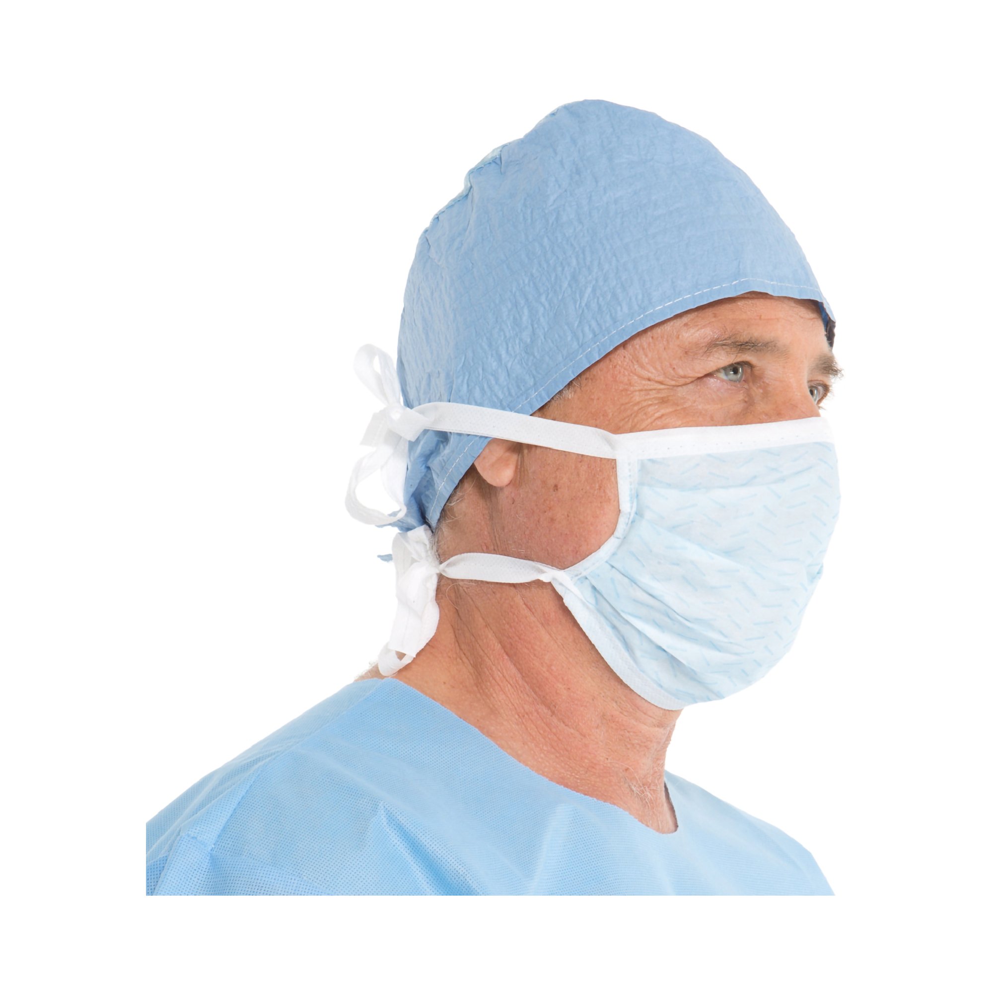 O&M Halyard Inc 47500 - Soft Touch® II Surgical Mask - 50/Box, 300/Case