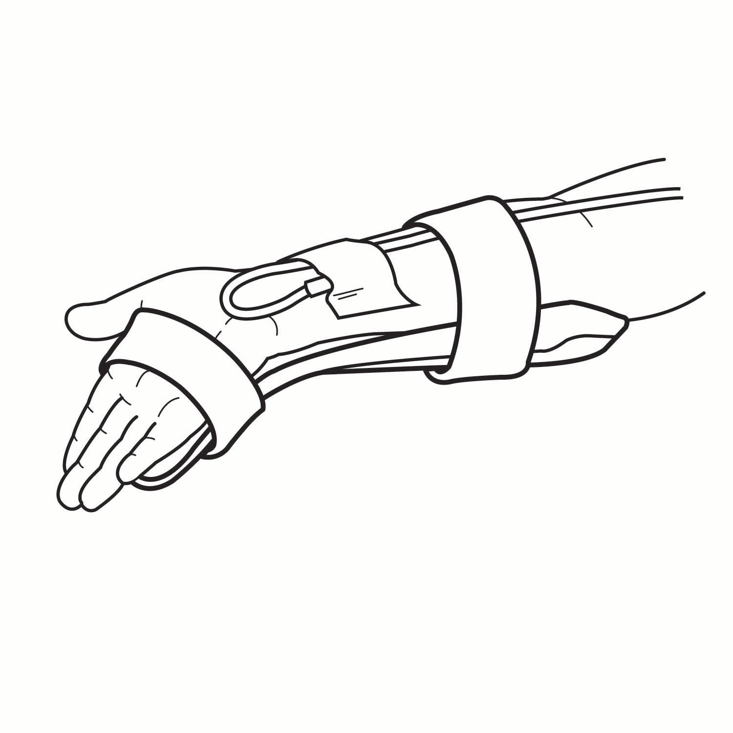 O&M Halyard Inc - 29990 Arterial Wrist Support Hand-Aid® Pediatric