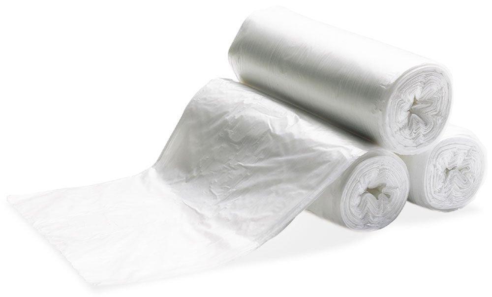 McKesson Brand - 03-2335C Trash Bag McKesson 33 gal. 1.25 mil 33 X 40 Inch Clear Super Plus Duty Star Seal Bottom Flat Pack