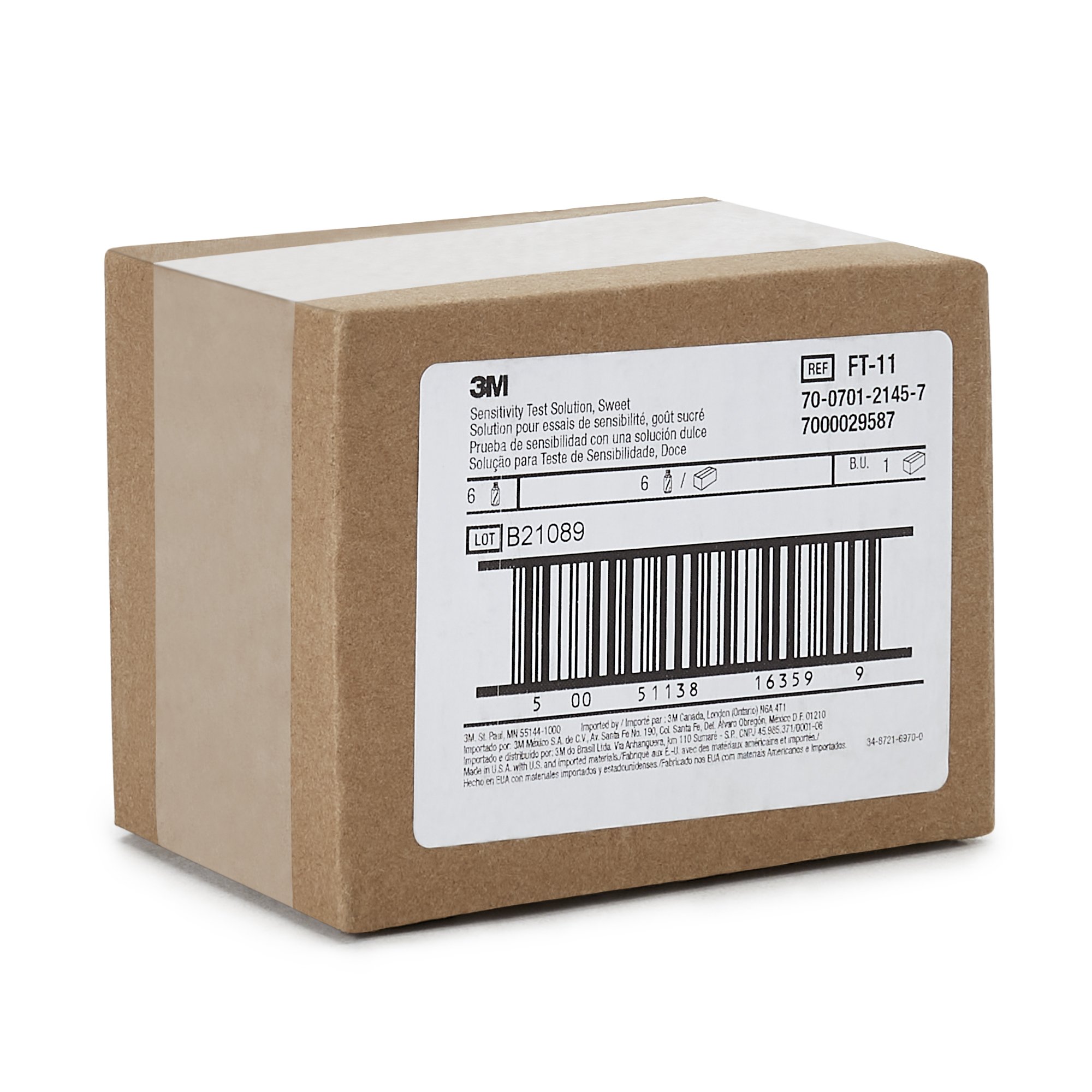 3M Company FT-11 - 3M Sensitivity Solution, Saccharin, Fit-Testing - 1/Each, 6/Case