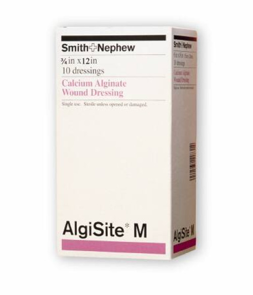 Smith & Nephew 59480400 - AlgiSite M Alginate Dressing, ¾ x 12 inch - 1/Each, 10/Box, 60/Case