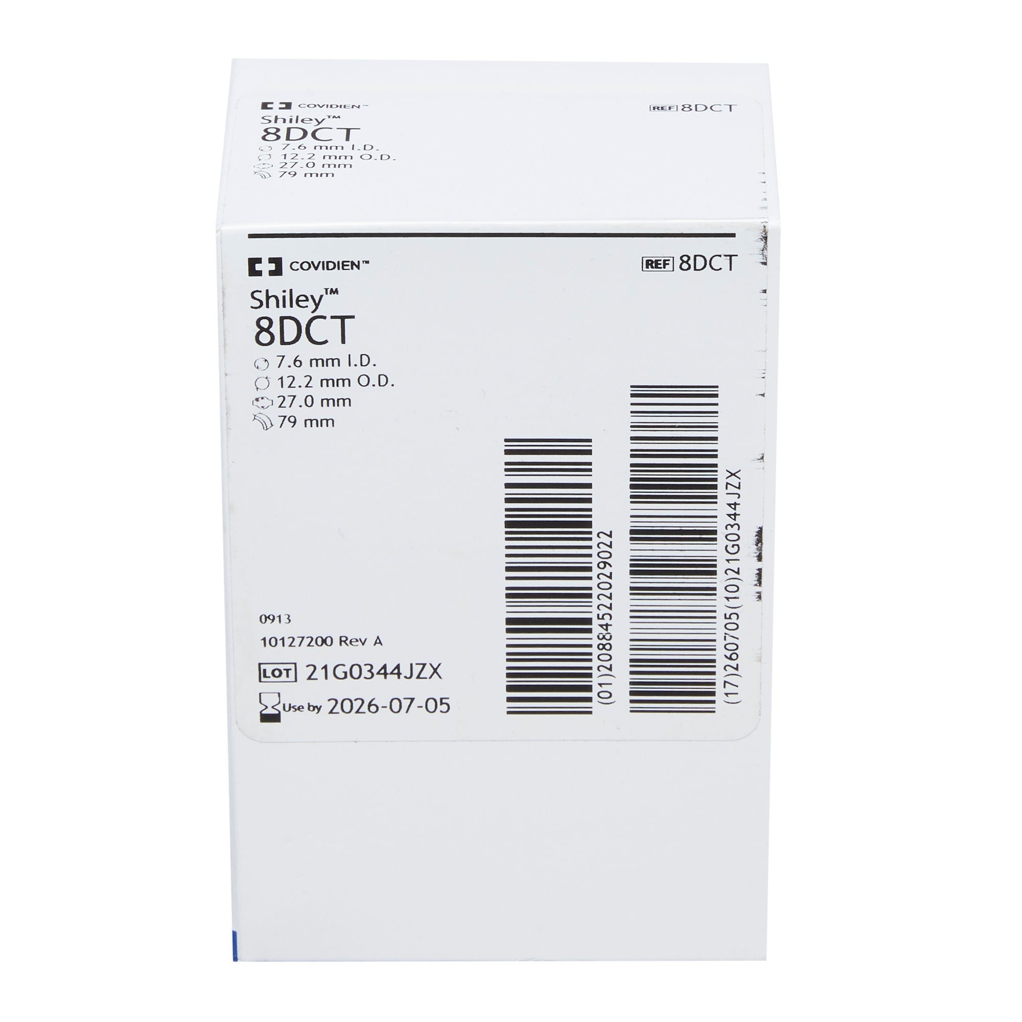 Medtronic MITG - 8DCT Cuffed Tracheostomy Tube Shiley™ Size 8.0 Adult