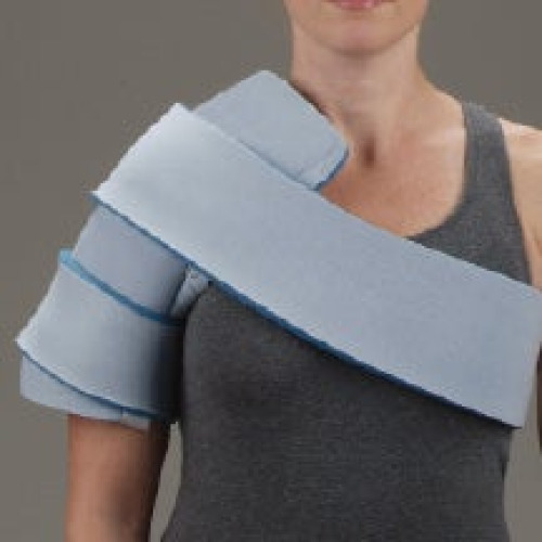 DeRoyal - 9381-10 Hot / Cold Therapy Wrap DeRoyal® Shoulder 13 X 47 Inch Laminated Foam / Plastic / Gel Reusable