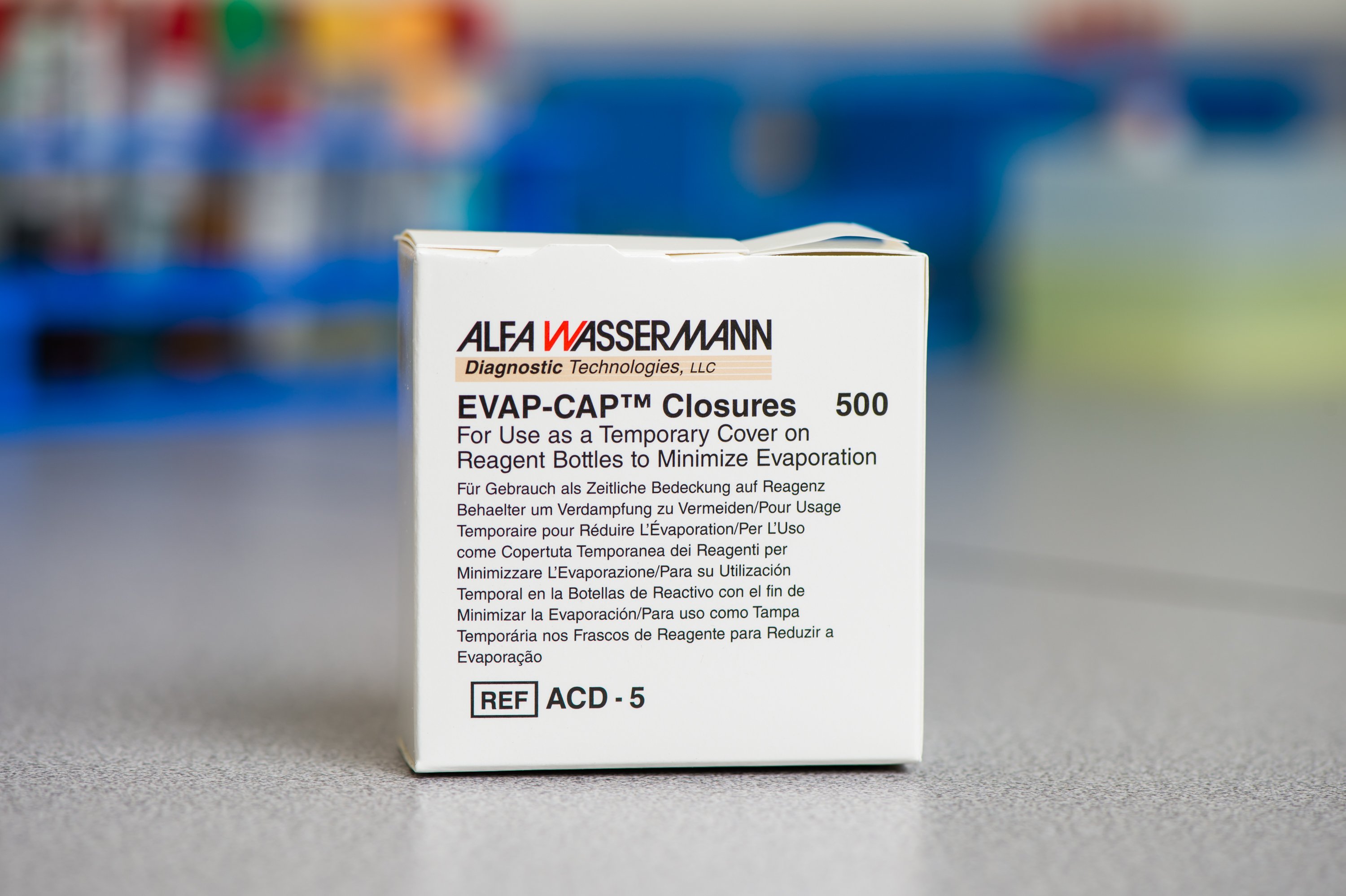 Alfa Wassermann ACD-5 - Ace® Evap-Cap™ Cap Closure for use with Ace, Ace Alera® and VetACE™ Analyzers - 1/Roll