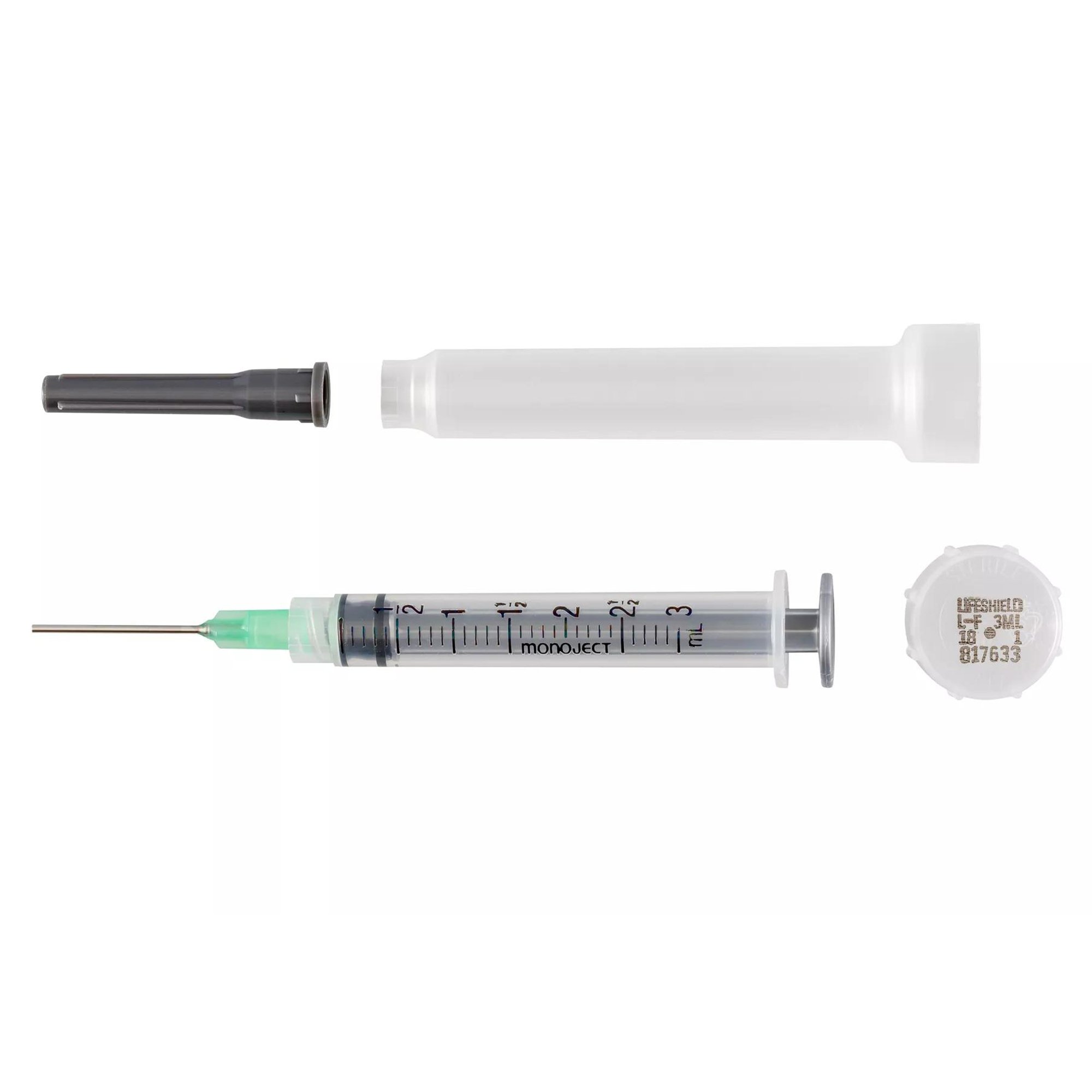 Cardinal - 8881202033 Monoject™ Lifeshield™ Access Blunt Cannula with Syringe