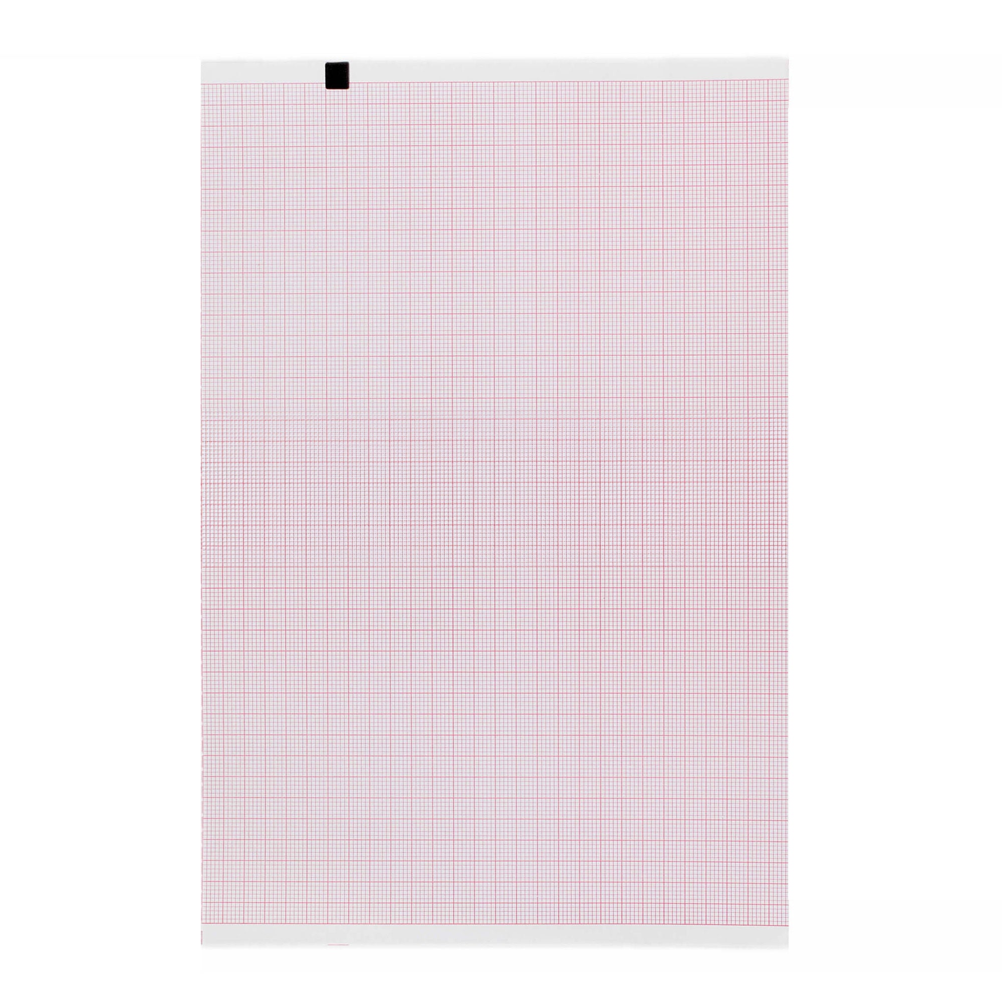 Precision Charts - 2157-012A Recording Chart Paper Welch Allyn® Z-Fold Red Grid